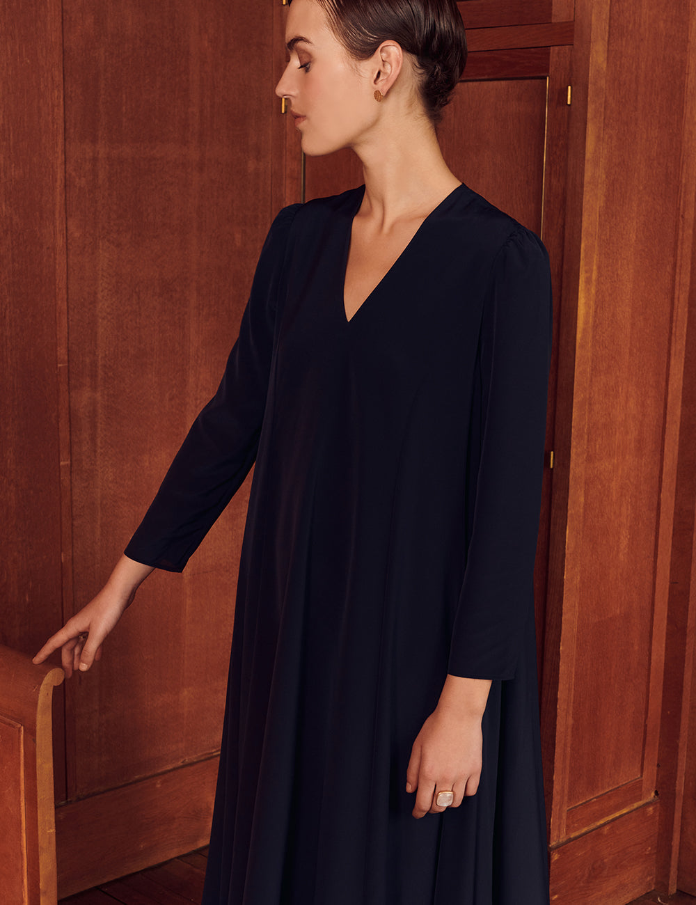 MARIHA(マリハ) 星影のドレス(長袖) Navy シティードレスコレクション 
