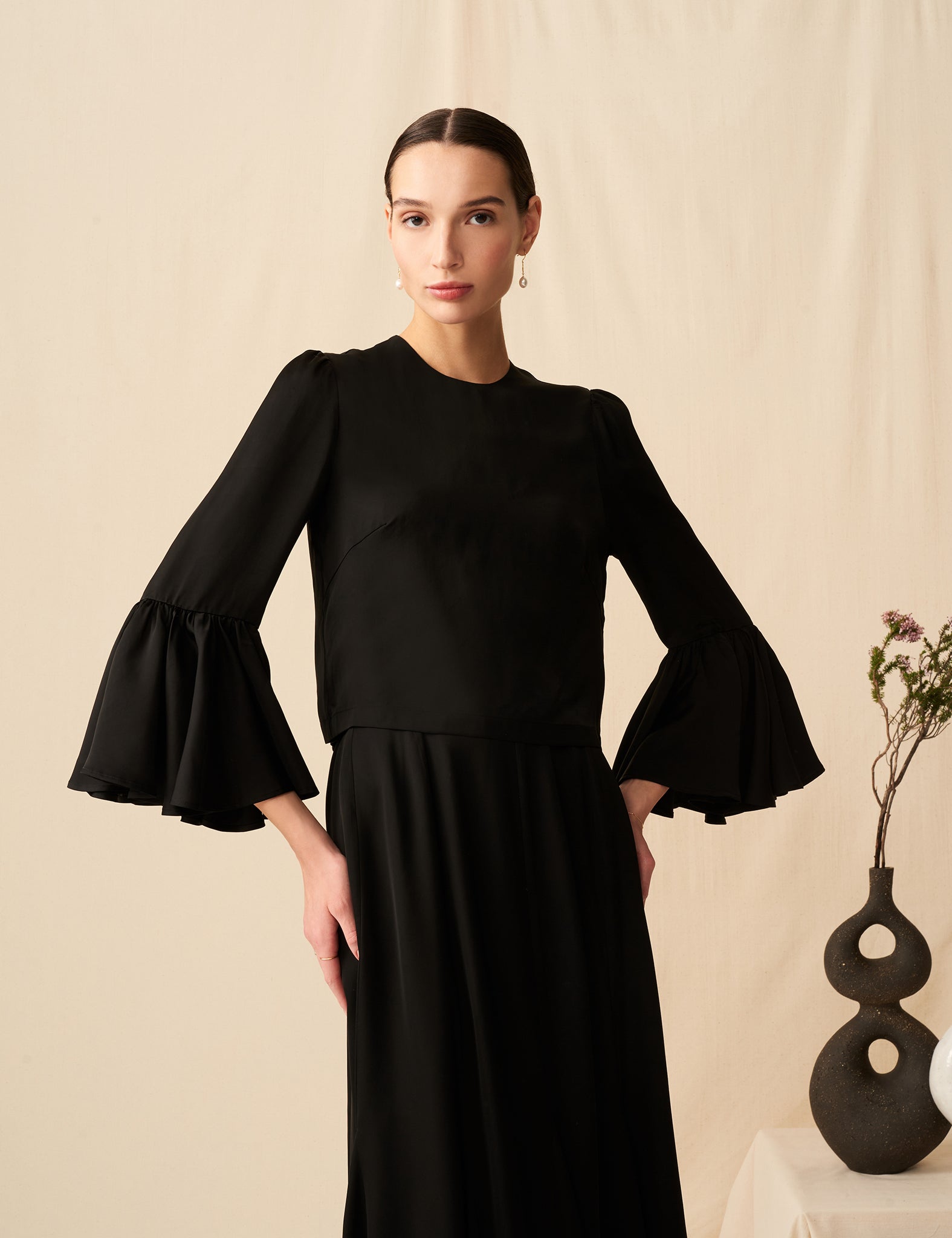 マリハ シティードレス スノードロップのブラウス