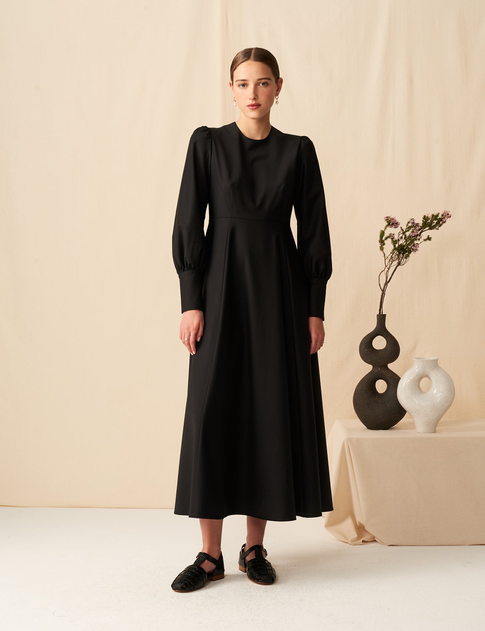 マリハ シティードレス ボヤージュのドレス Black
