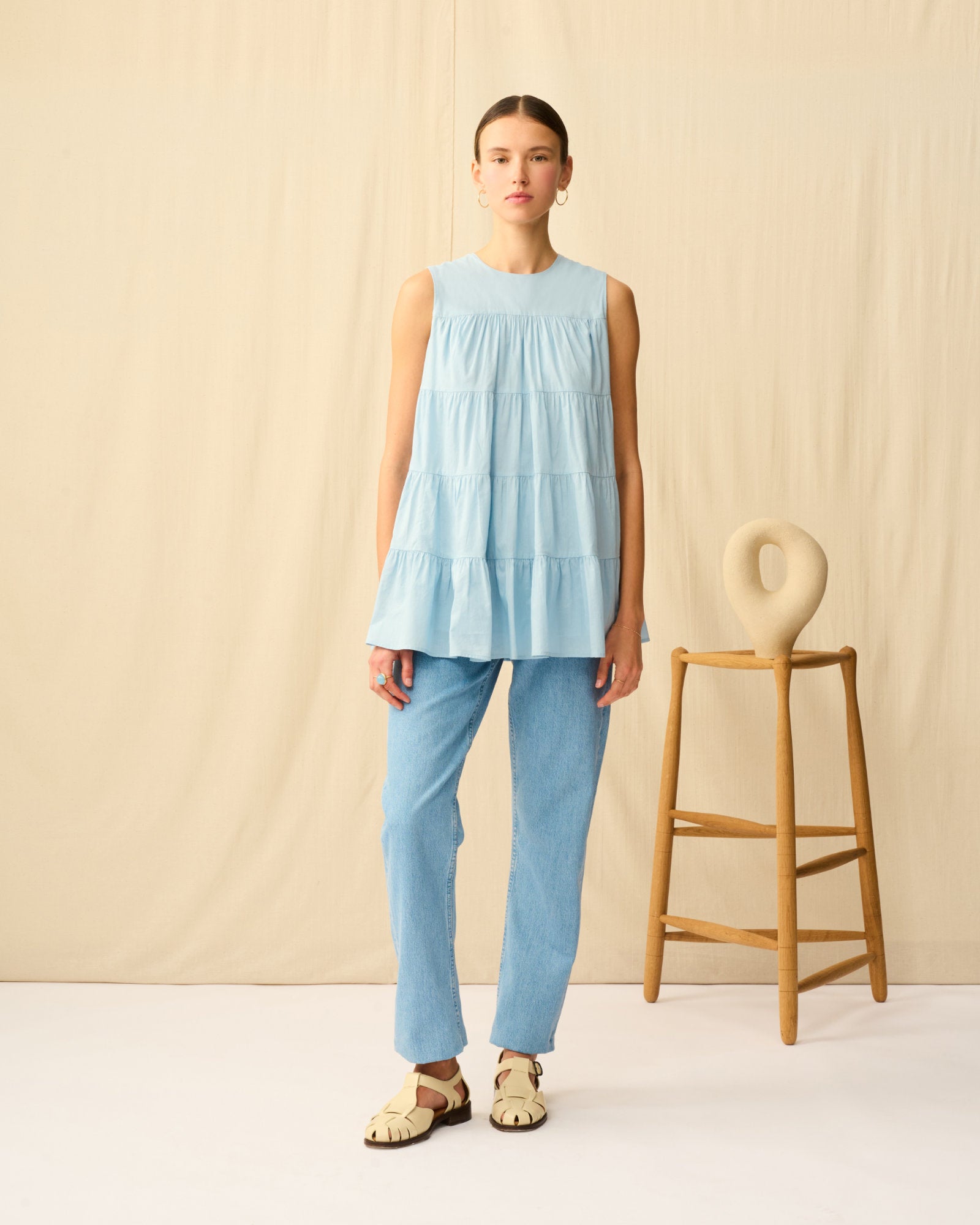 【予約】ミューズのブラウス Clear Sky