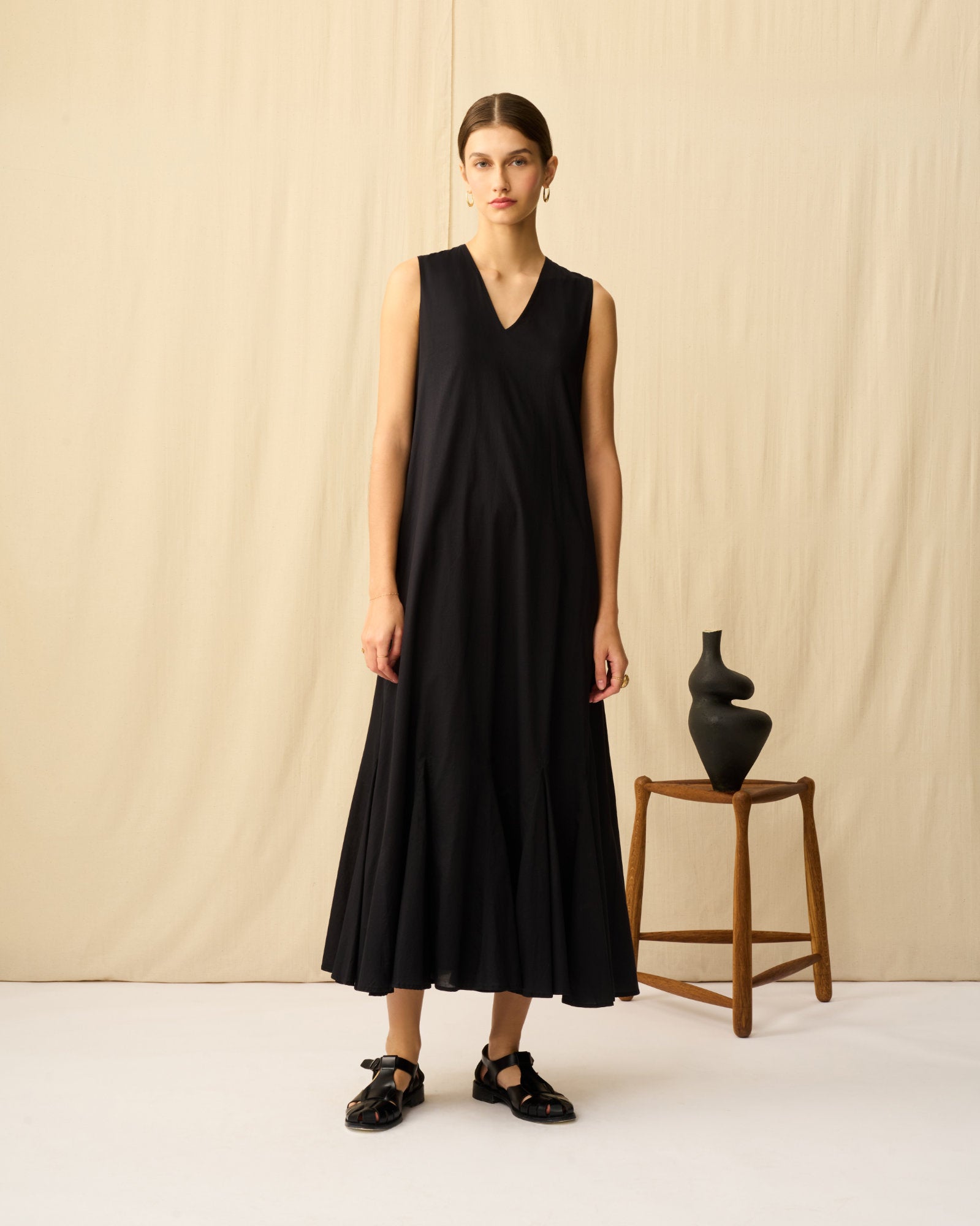 【予約】夏の月影のドレス Onyx