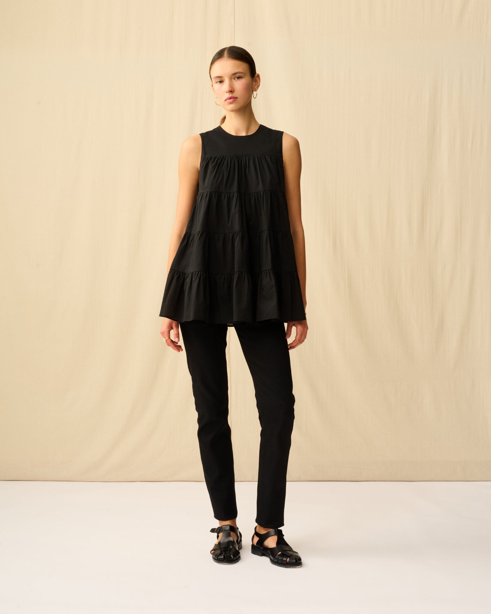 【予約】ミューズのブラウス Onyx