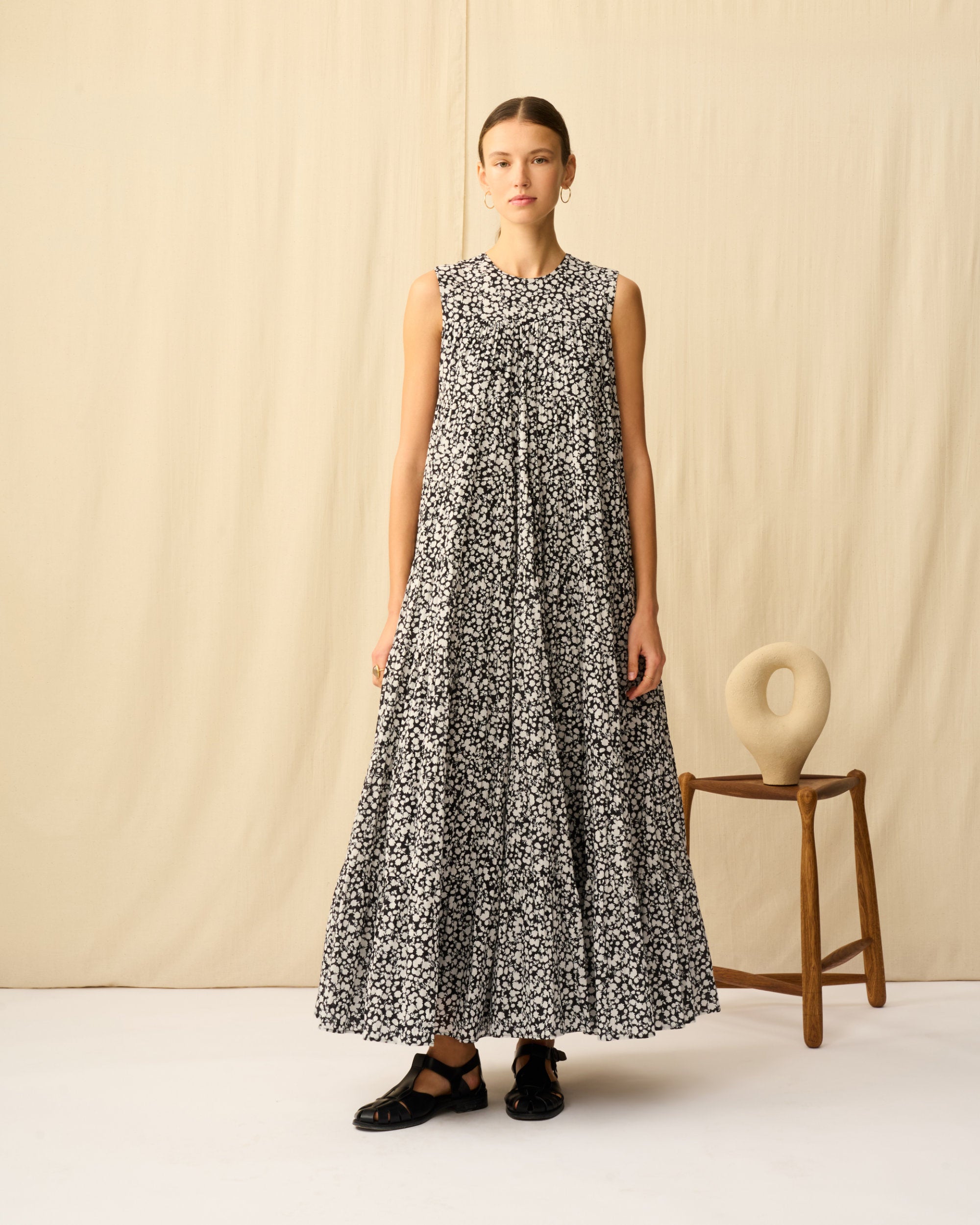 【予約】ミューズのドレス Dancing Shadows/Black