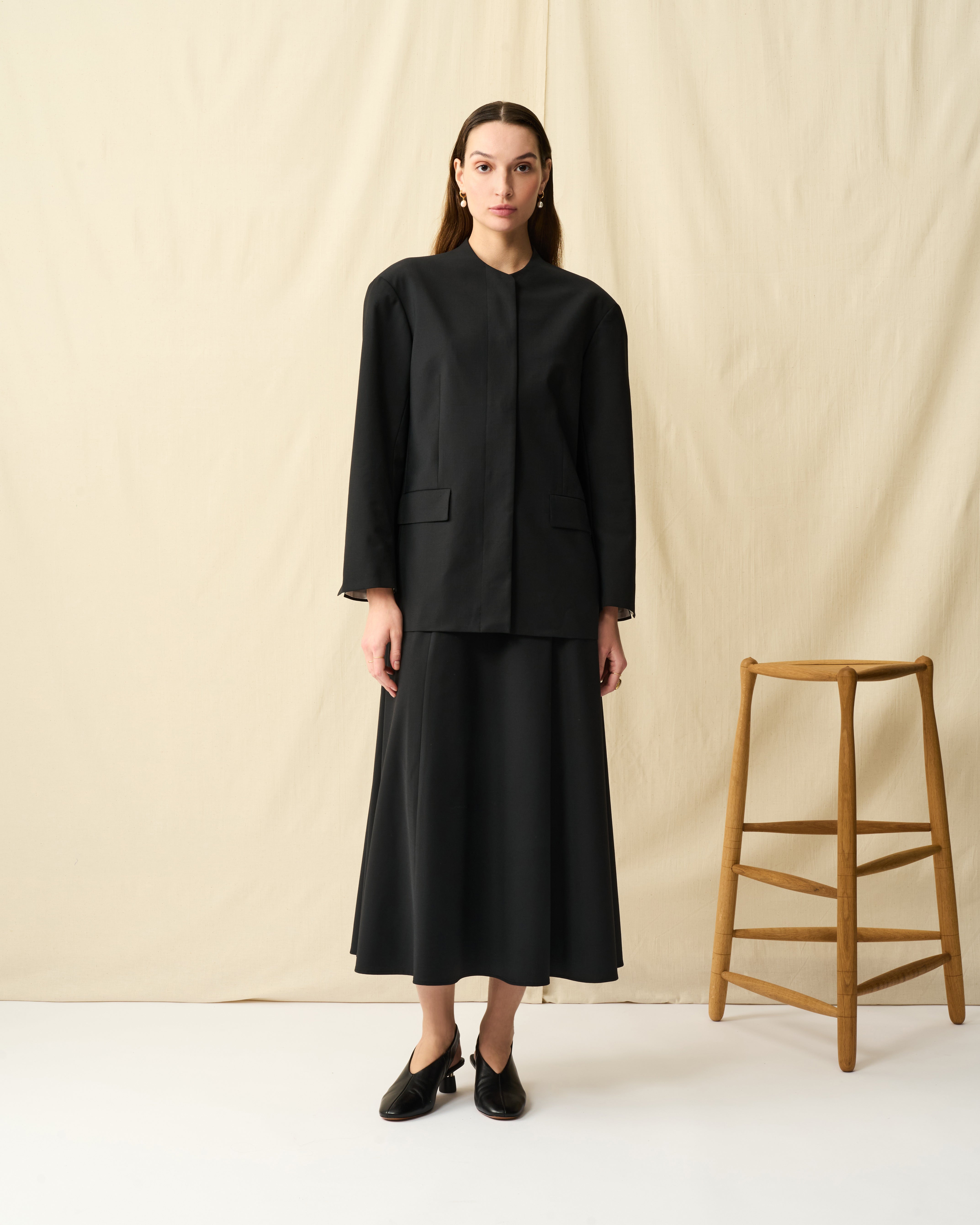スワンジャケット Black