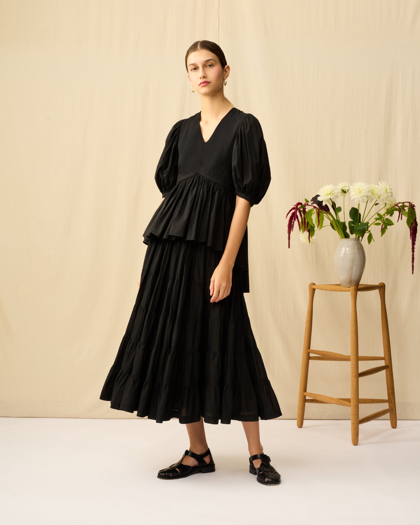 【予約】ラストダンスのブラウス Onyx