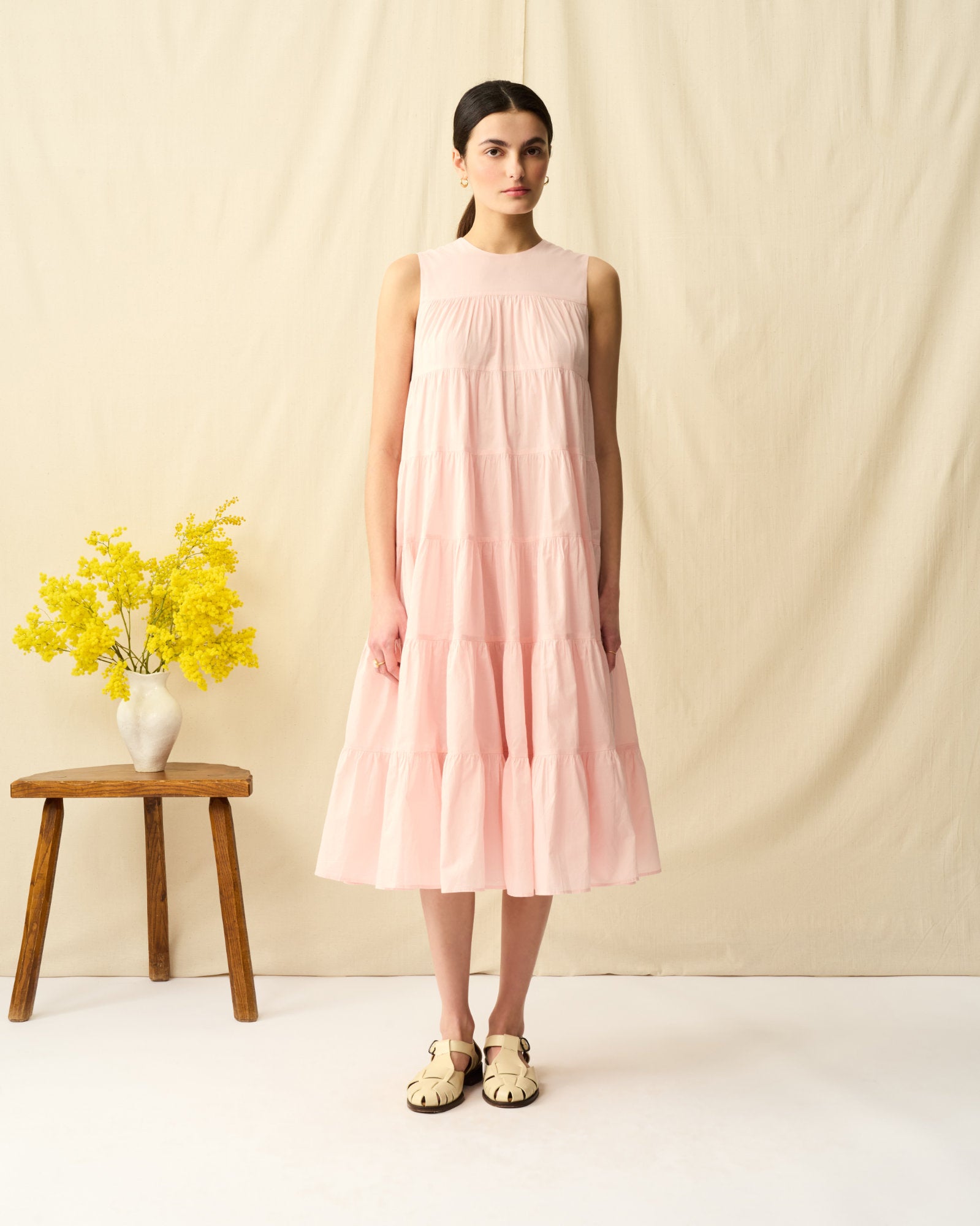 【予約】ミューズのドレス ショート Pink Pearl