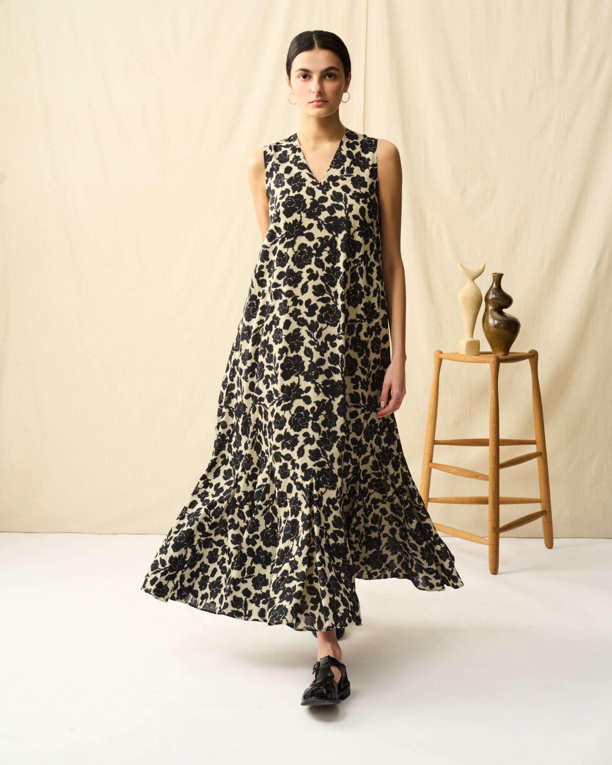 【予約】夏の月影のドレス Rose Fantasy/Greige