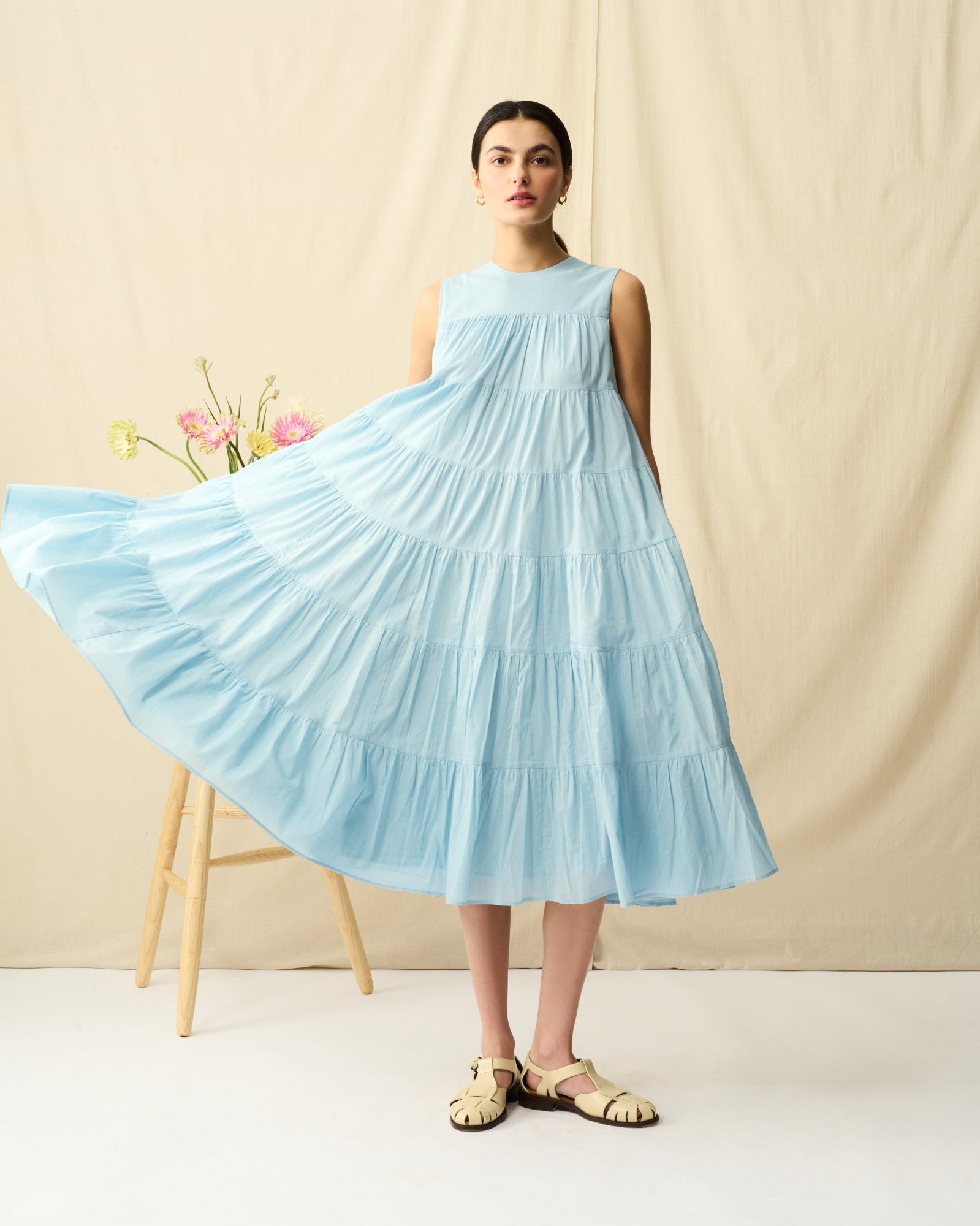 【予約】ミューズのドレス ショート Clear Sky