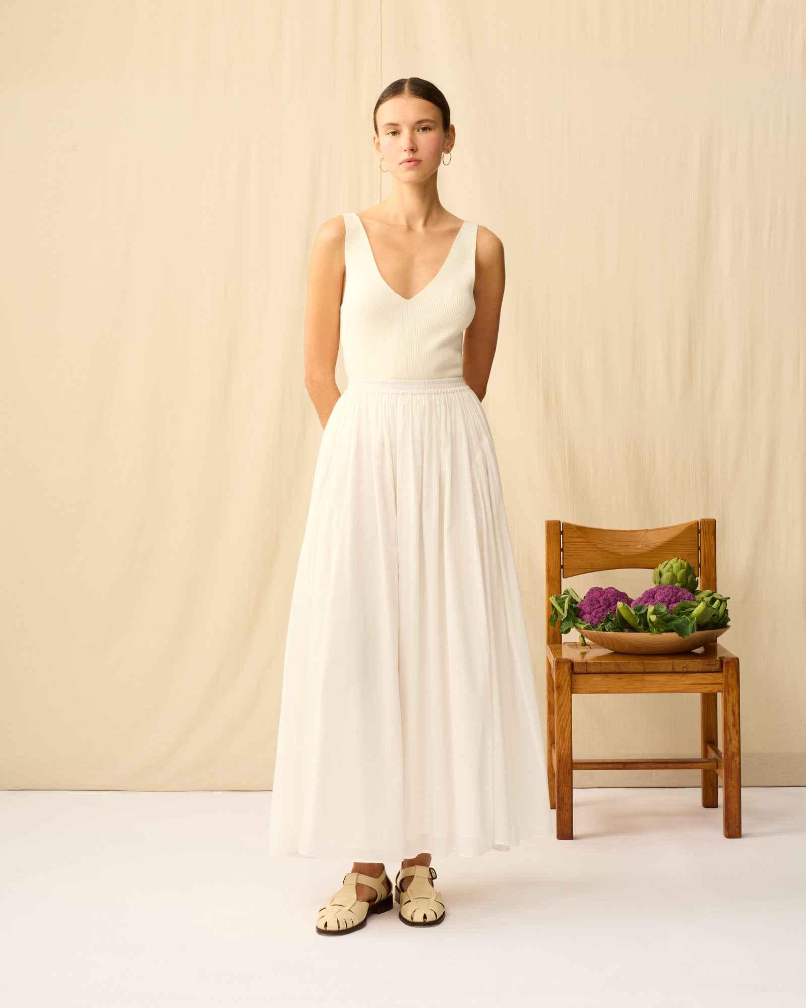 MARIHA(マリハ) リゾートドレス シンデレラのスカート White Chalcedony