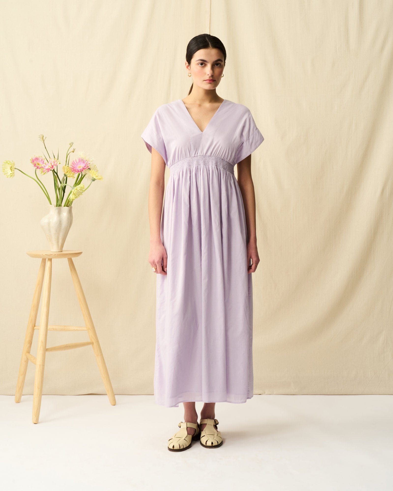 【予約】夏の光のドレス Spring Violet