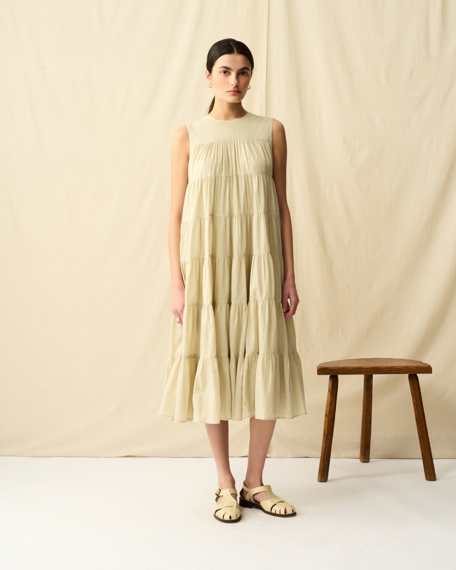 【予約】ミューズのドレス ショート Champagne