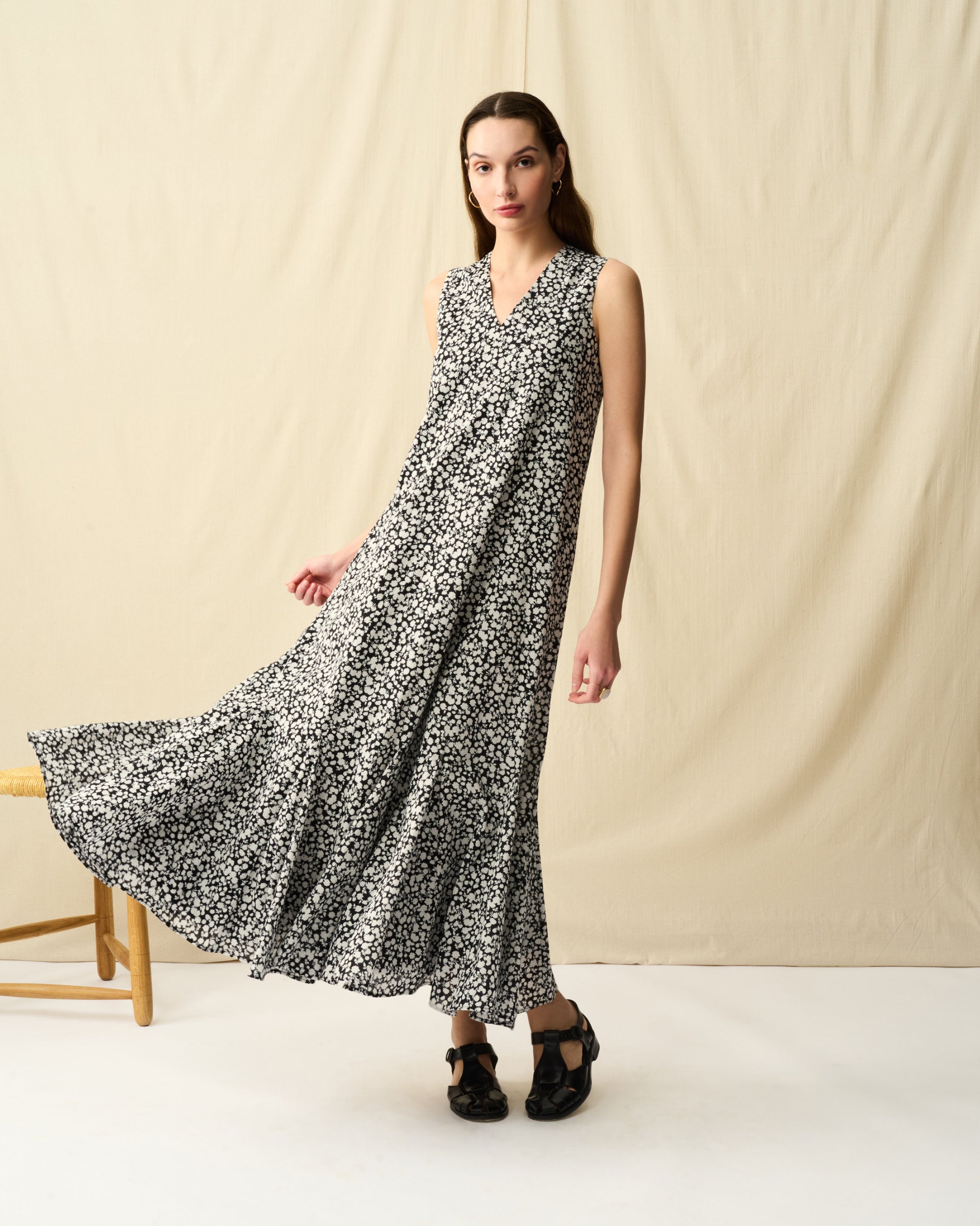 【予約】夏の月影のドレス Dancing Shadows/Black