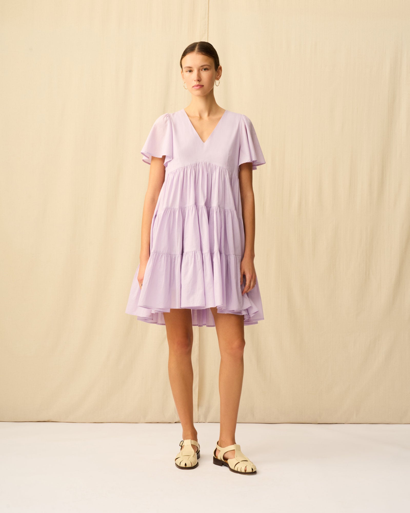 【予約】エンジェルのミニドレス Spring Violet