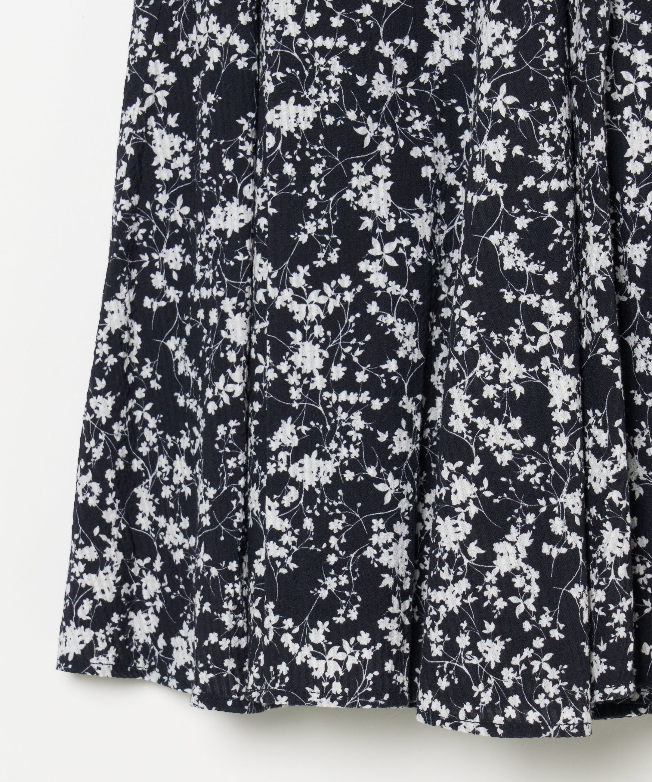 【予約】夢見るマーメードスカート Seersucker Shadow Play/Black