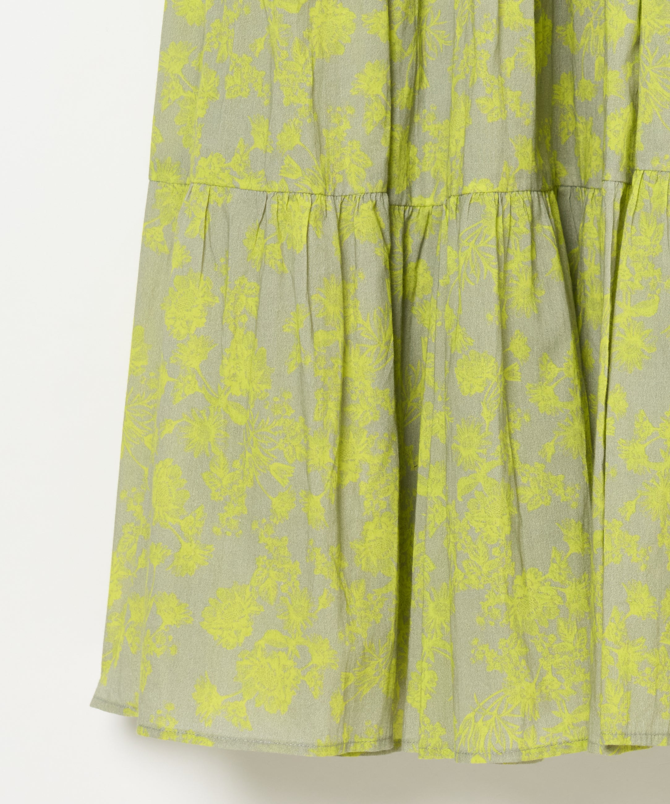 【予約】ミューズのドレス Radiant Flowers/Grey