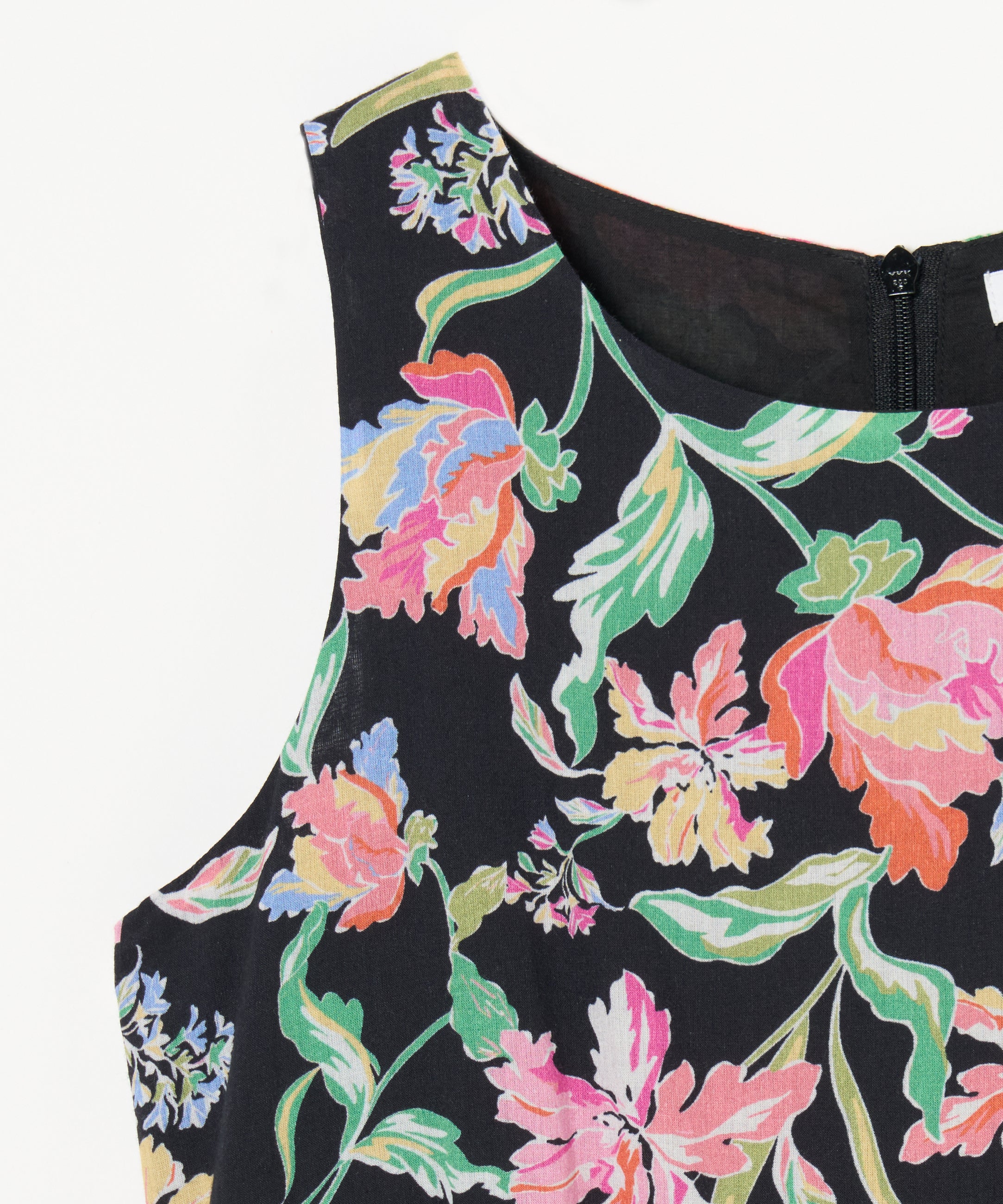 【予約】夏のレディのドレス Midnight Flowers/Black