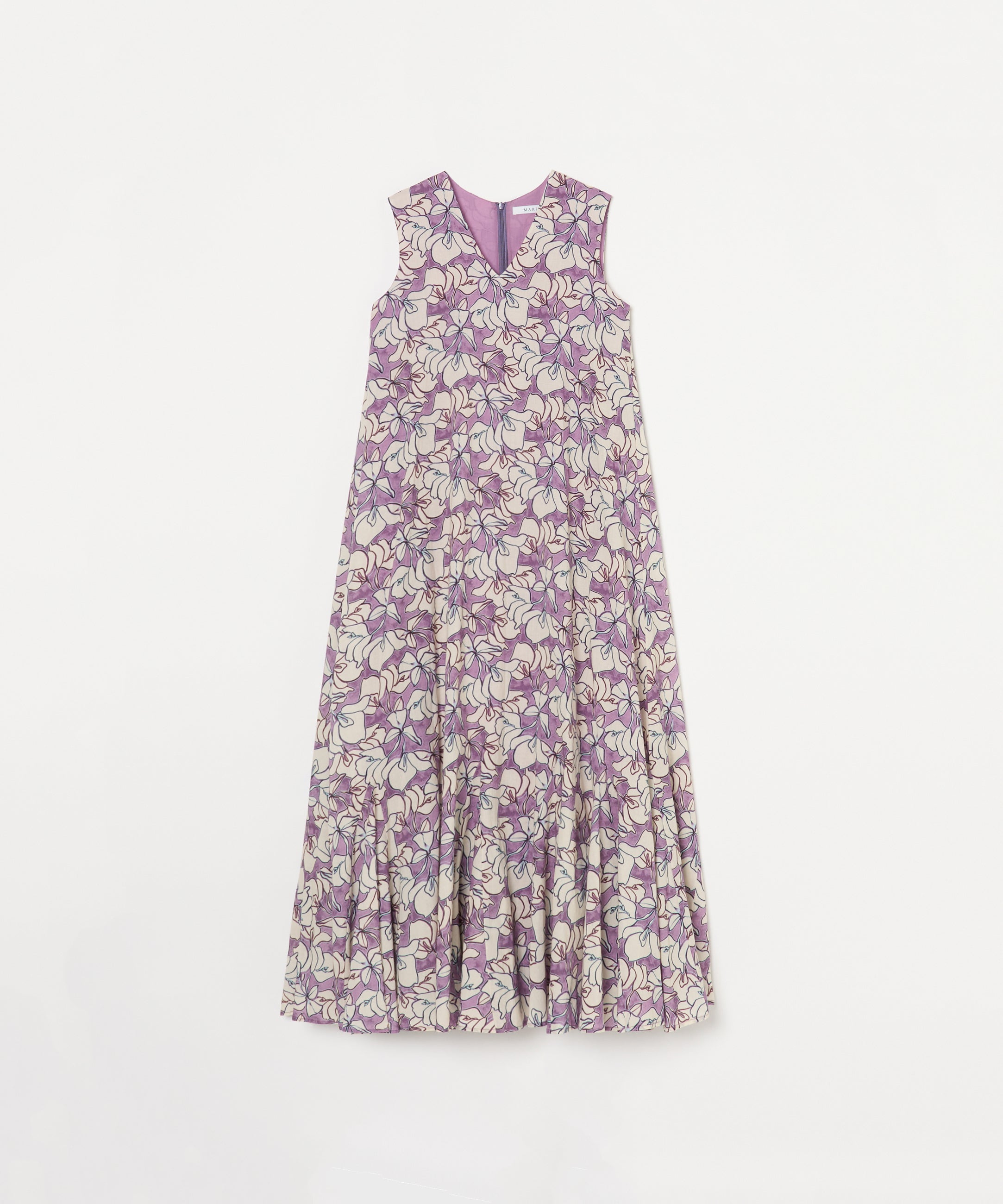 【予約】夏の月影のドレス Flower Poem/Purple