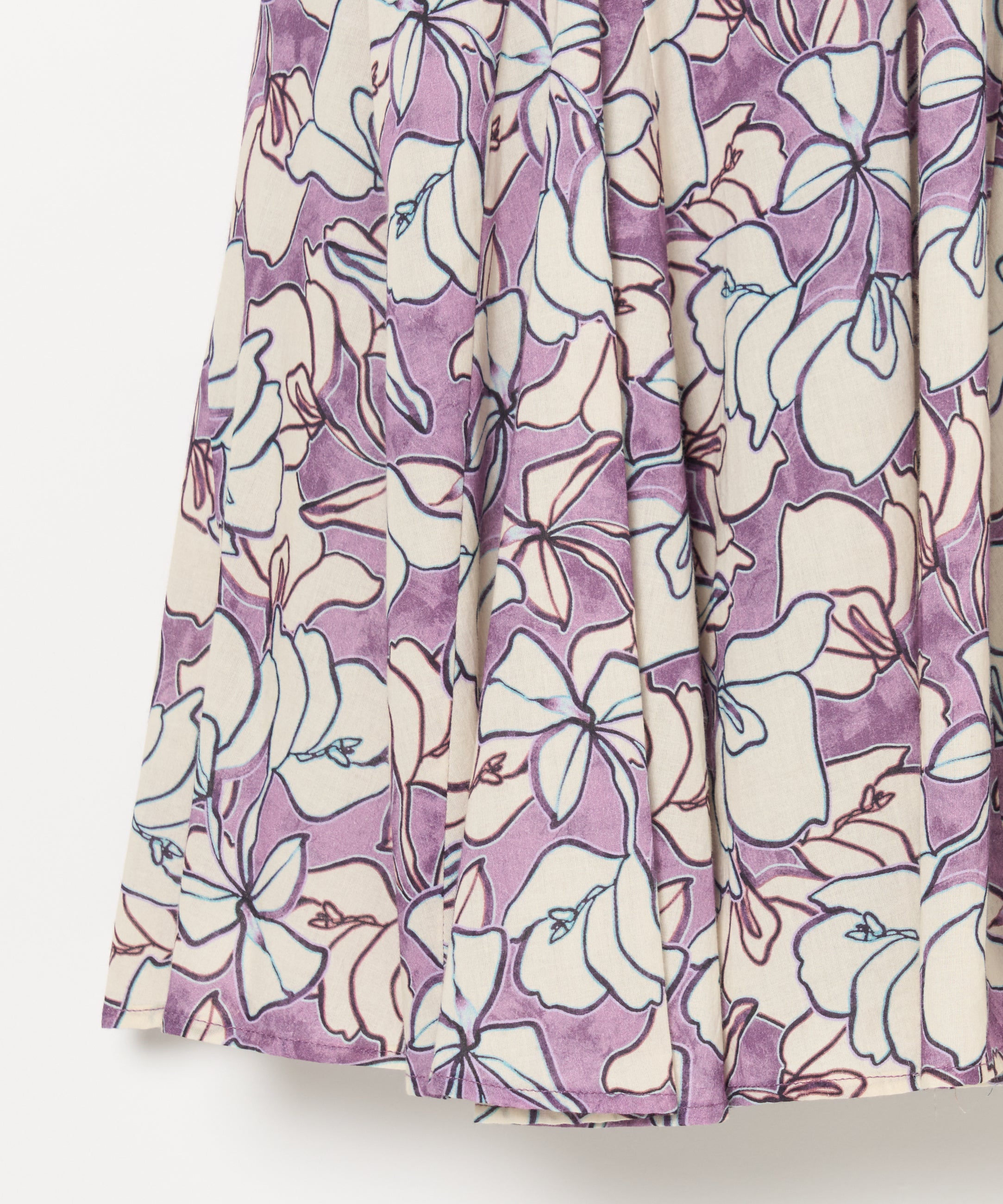 【予約】夏の月影のドレス Flower Poem/Purple