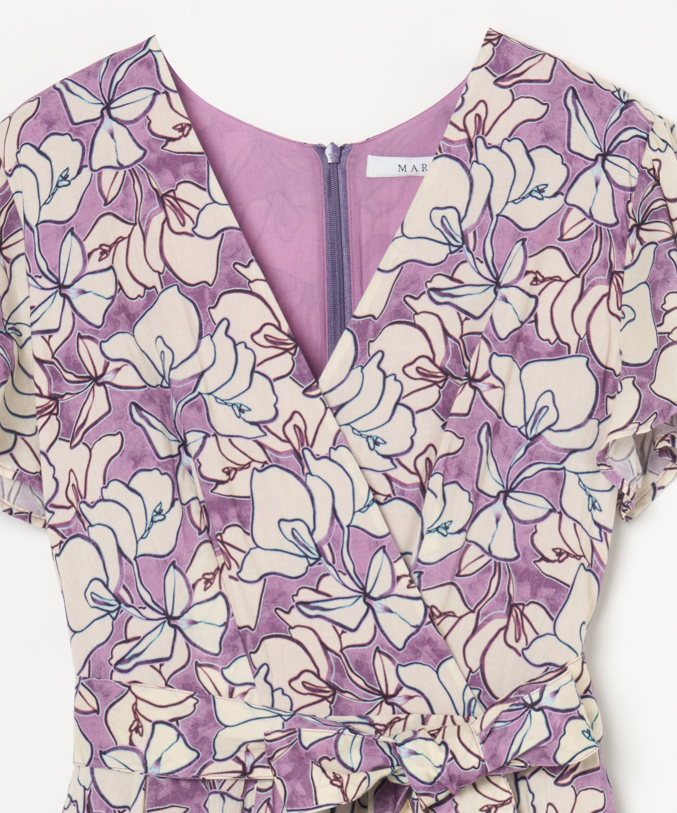 【予約】マドモアゼルのドレス Flower Poem/Purple