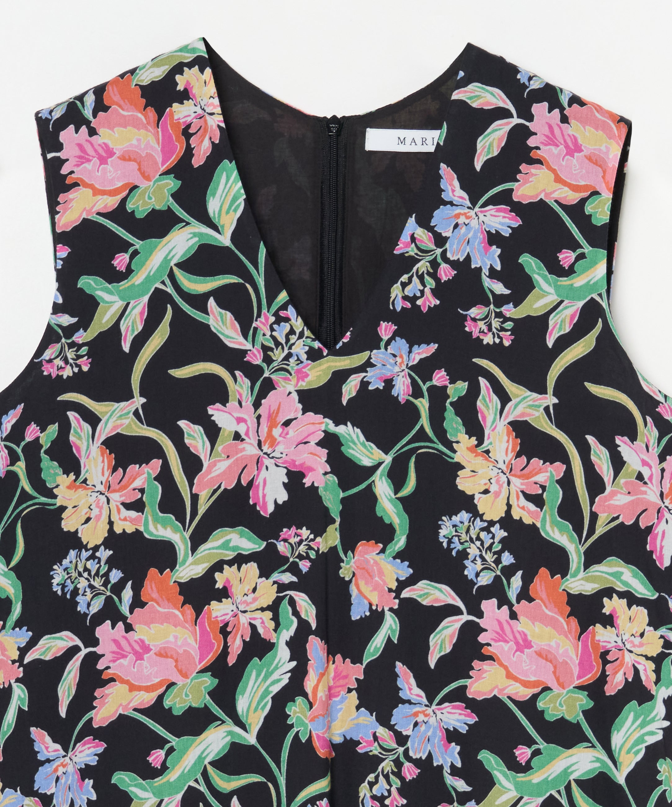 【予約】夏の月影のドレス Midnight Flowers/Black