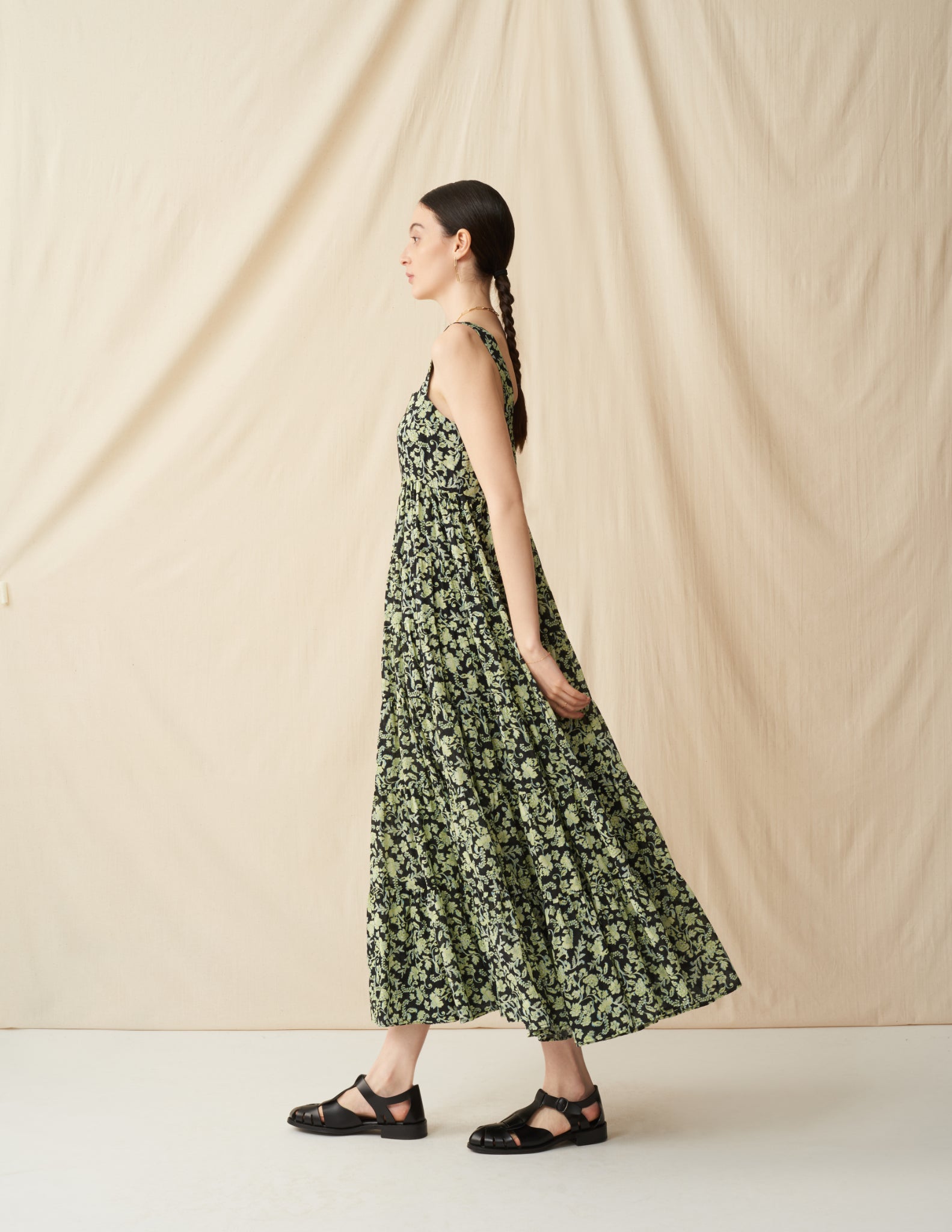 【予約】<br>虹の女神のドレス <br>Paisely Bloom/Black