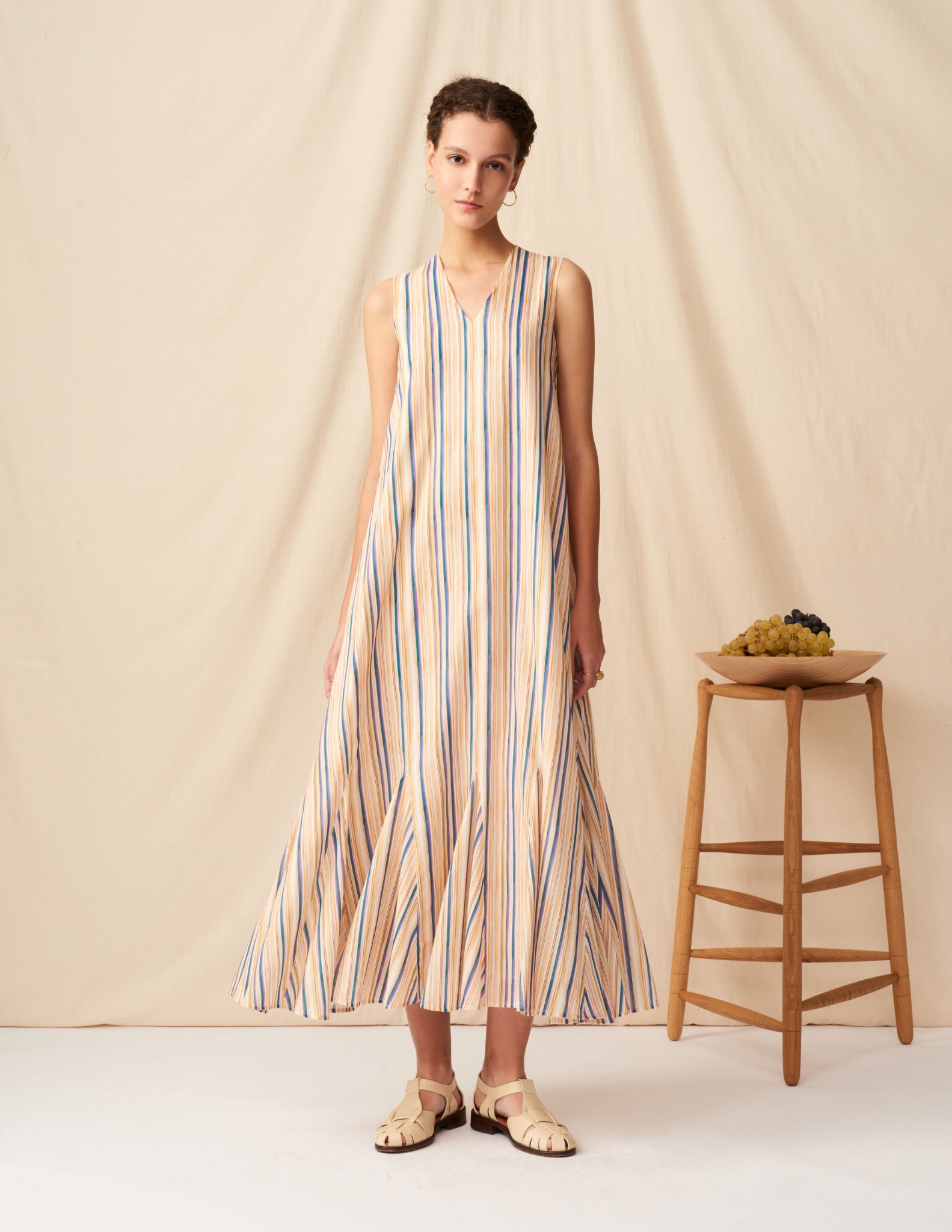 【予約】<br>夏の月影のドレス <br>Waterfall/Orange