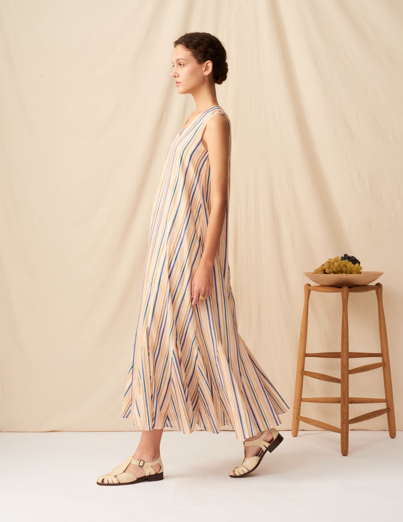 【予約】<br>夏の月影のドレス <br>Waterfall/Orange