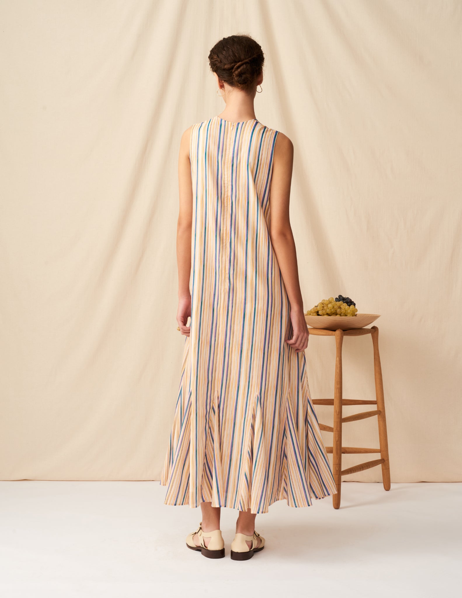 【予約】<br>夏の月影のドレス <br>Waterfall/Orange