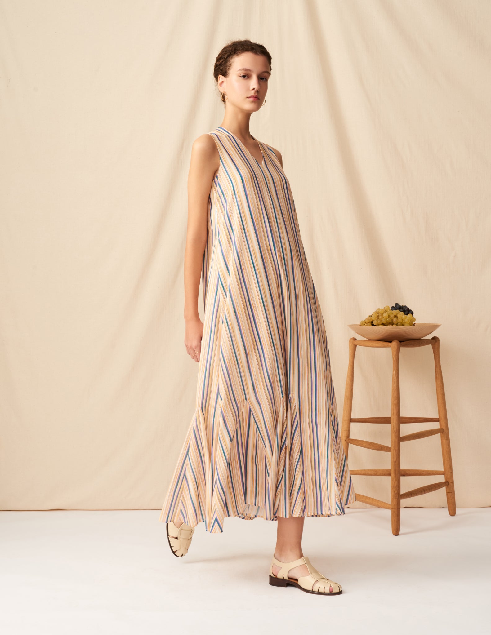 【予約】<br>夏の月影のドレス <br>Waterfall/Orange