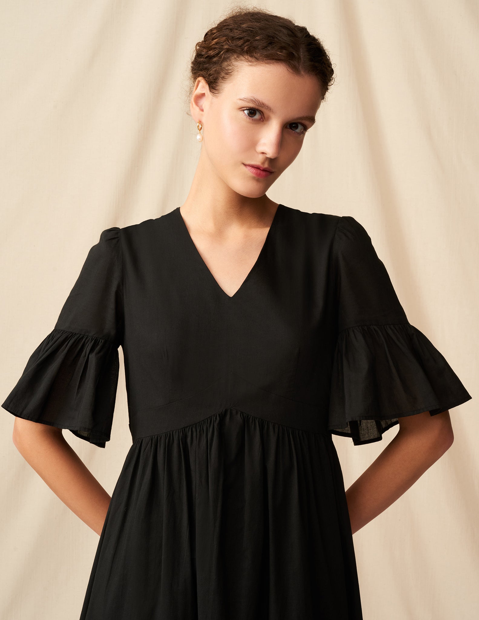 【予約】<br>すずらんのドレス Onyx