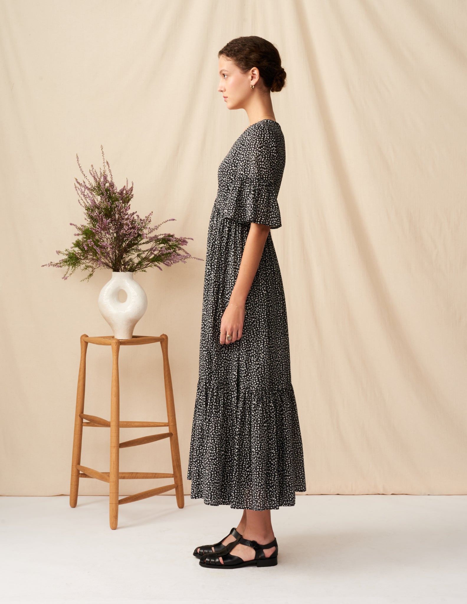 【予約】<br>すずらんのドレス <br>Baby Daisies/Black