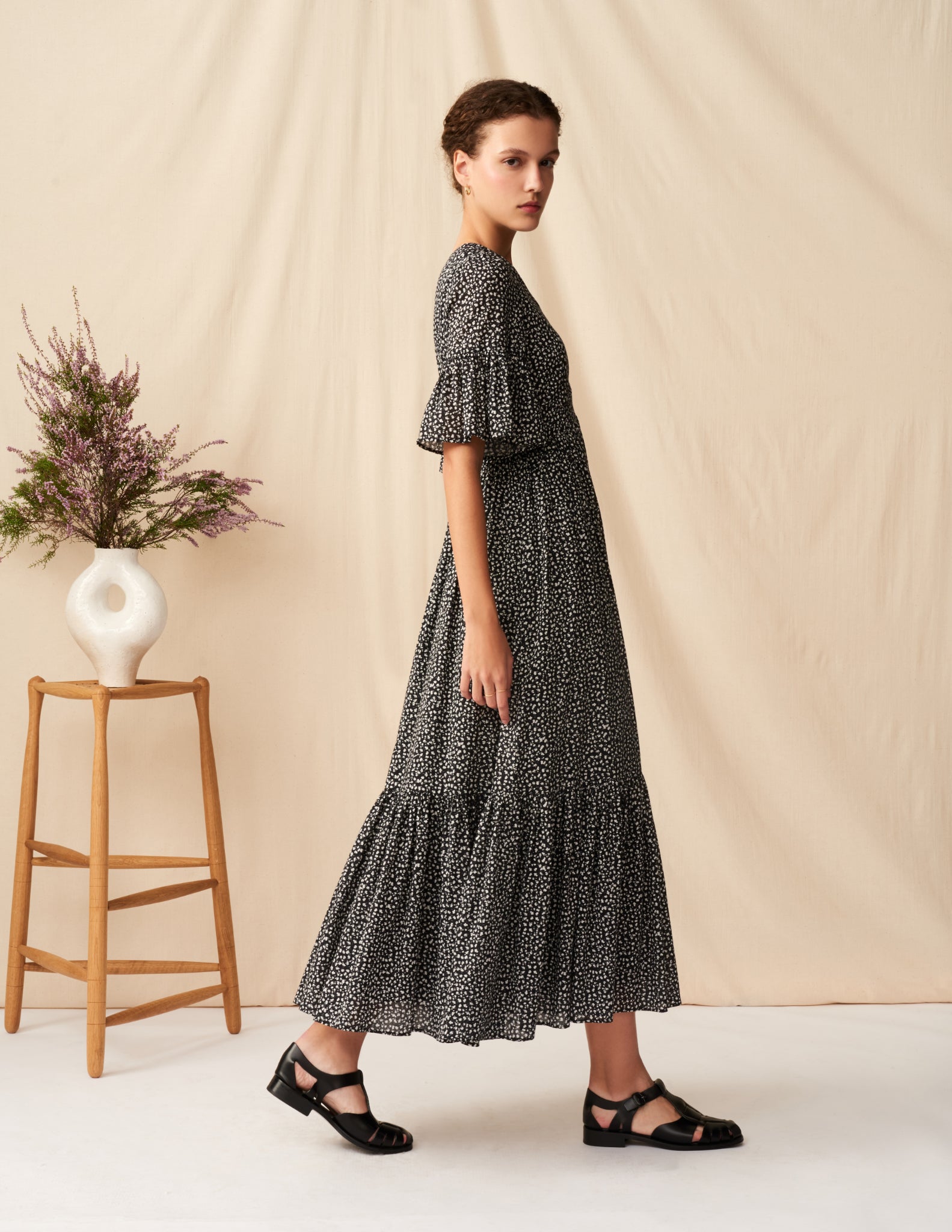 【予約】<br>すずらんのドレス <br>Baby Daisies/Black