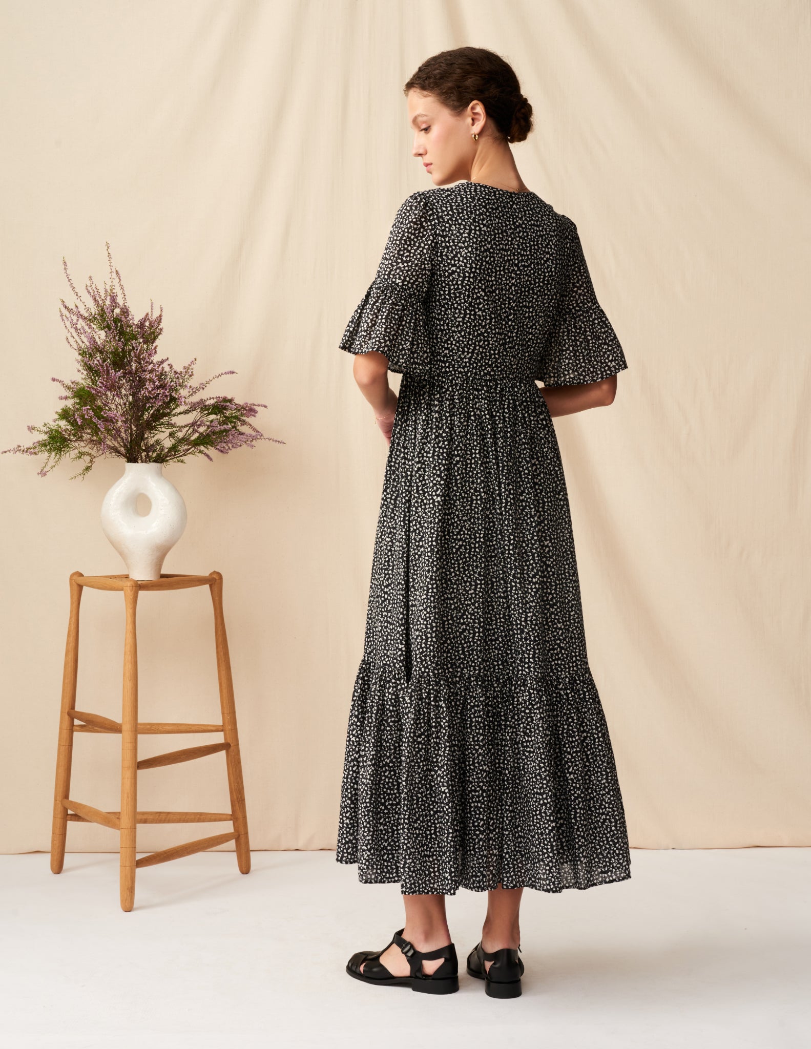 【予約】<br>すずらんのドレス <br>Baby Daisies/Black