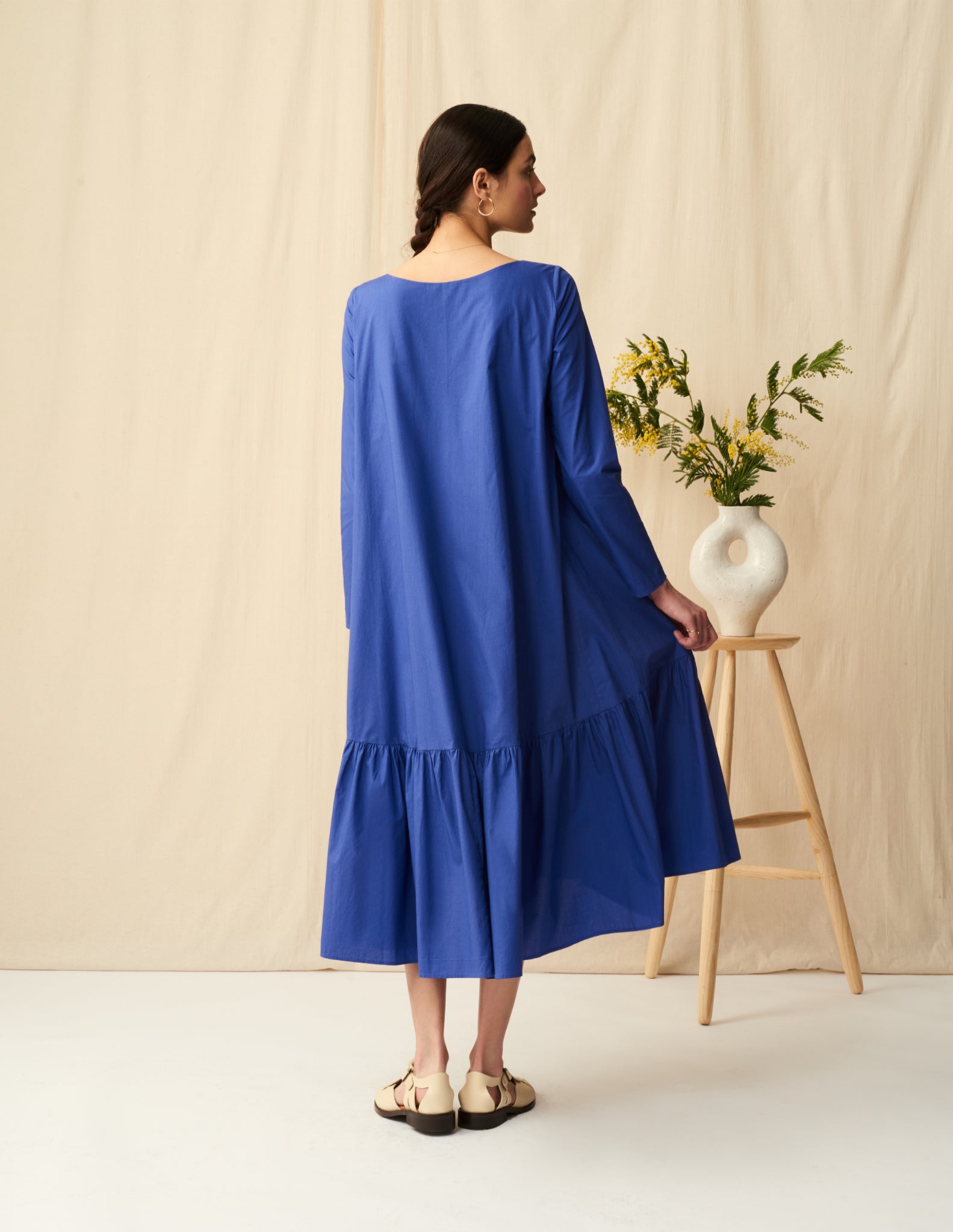 フラワーガーデンのドレス<br>Blueberry