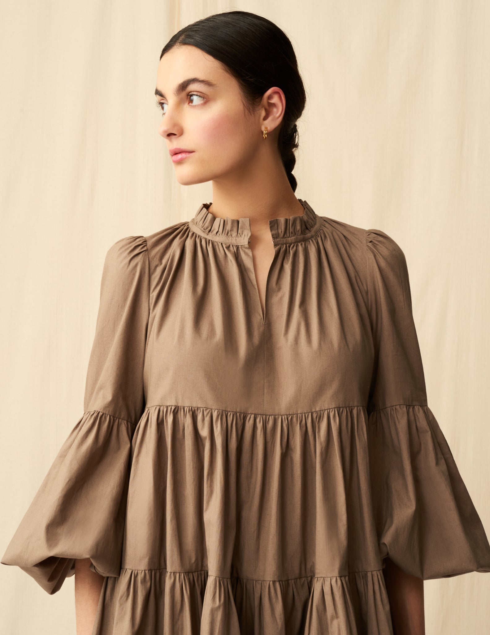 星明りのロングブラウス Oak