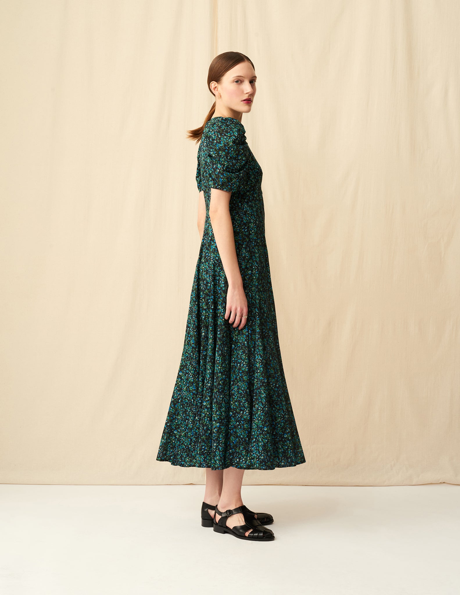 【予約】<br>花のセレナーデのドレス <br>Blossom Song/Blue&Black