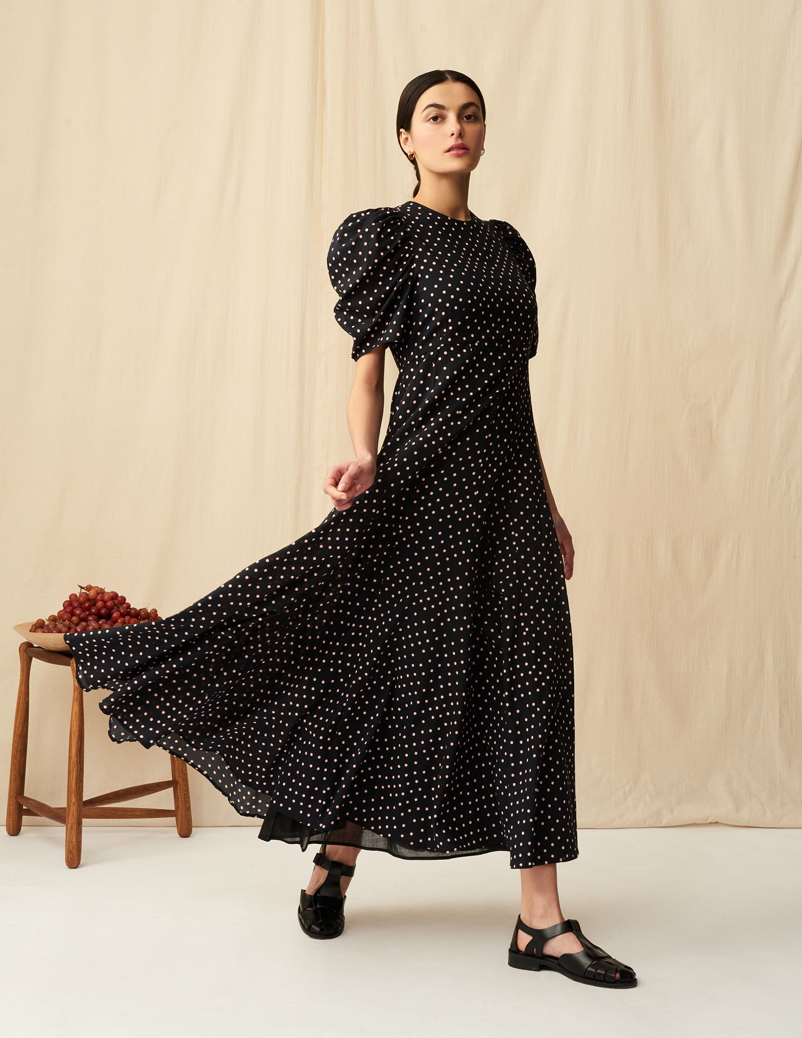 【予約】<br>花のセレナーデのドレス <br>New Moon/Red&Black