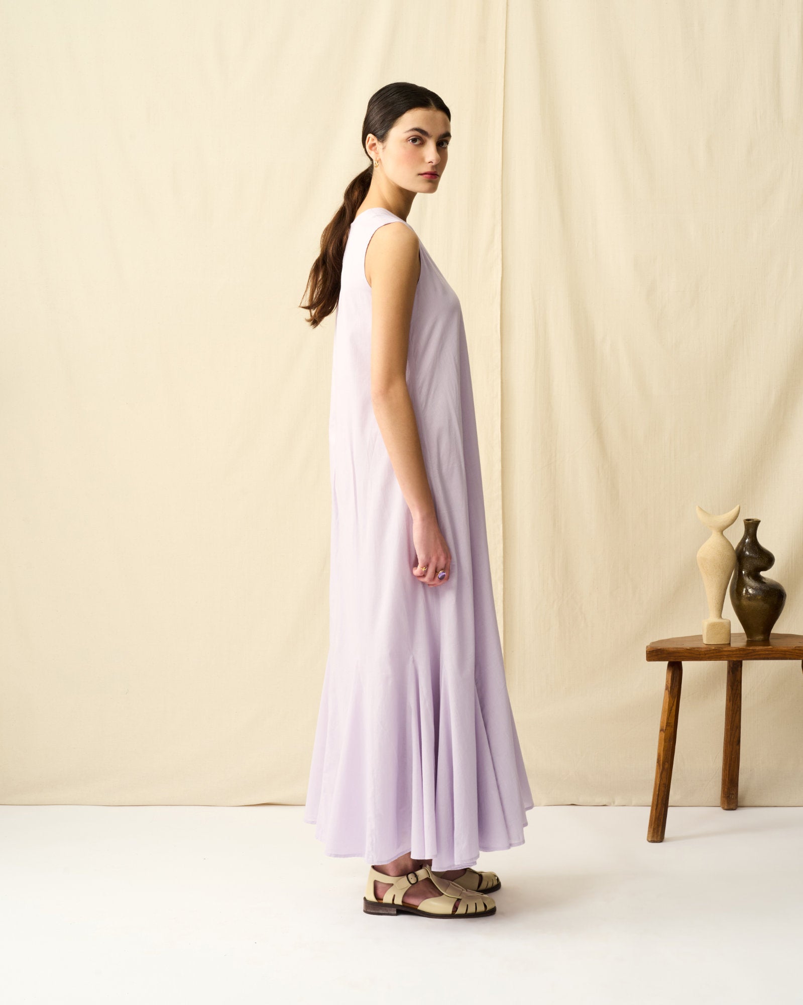 【予約】夏の月影のドレス Spring Violet