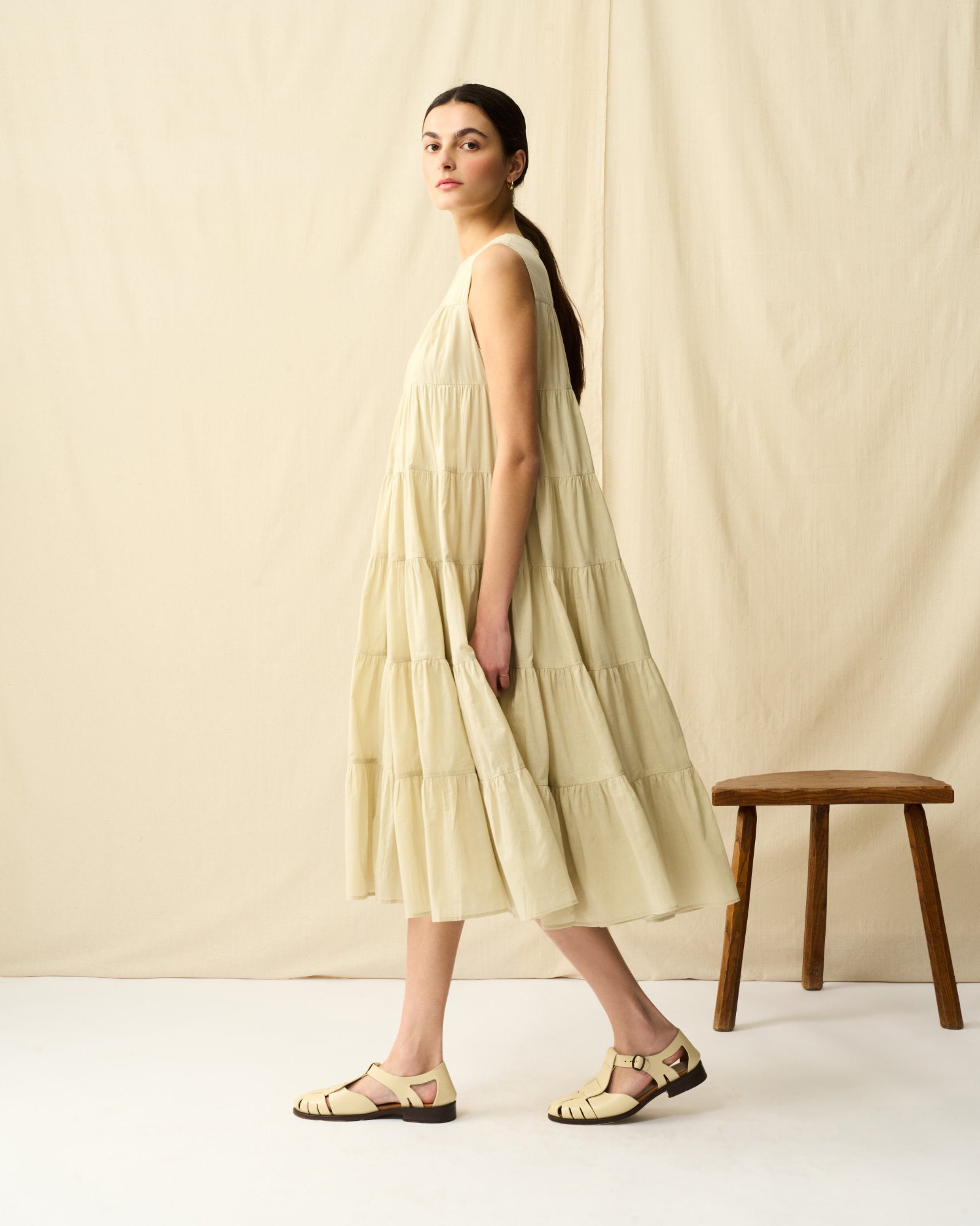 【予約】ミューズのドレス ショート Champagne