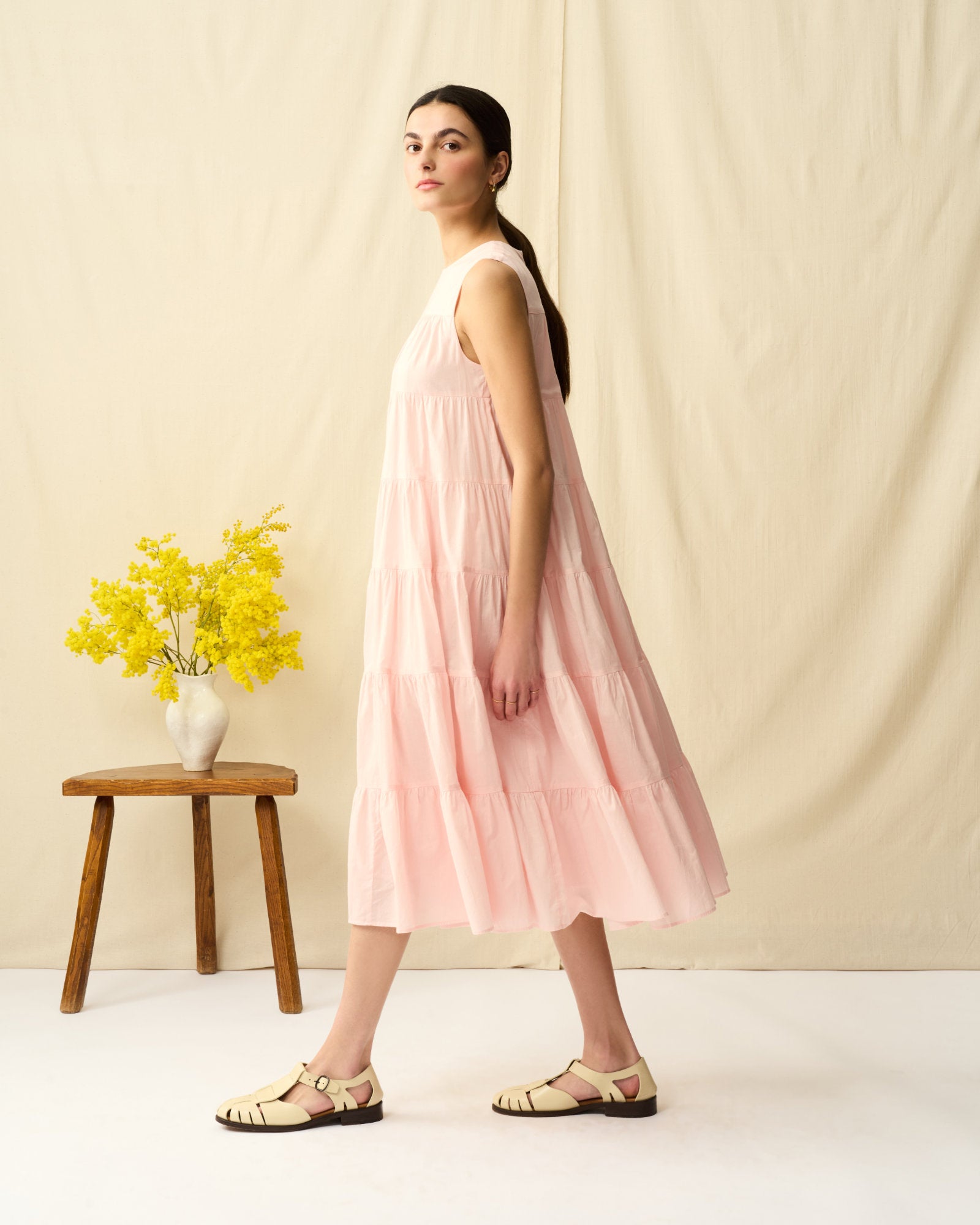 【予約】ミューズのドレス ショート Pink Pearl