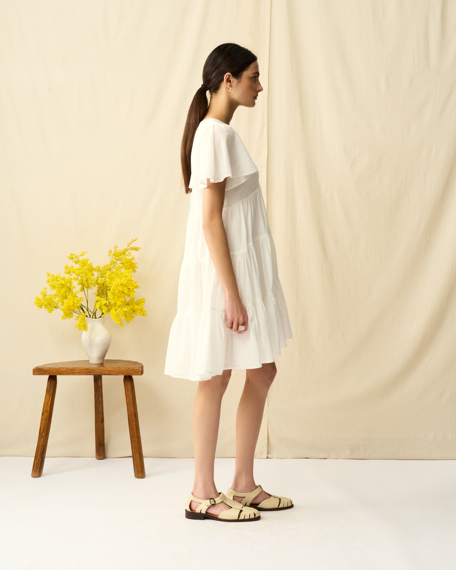 【予約】エンジェルのミニドレス White Chalcedony