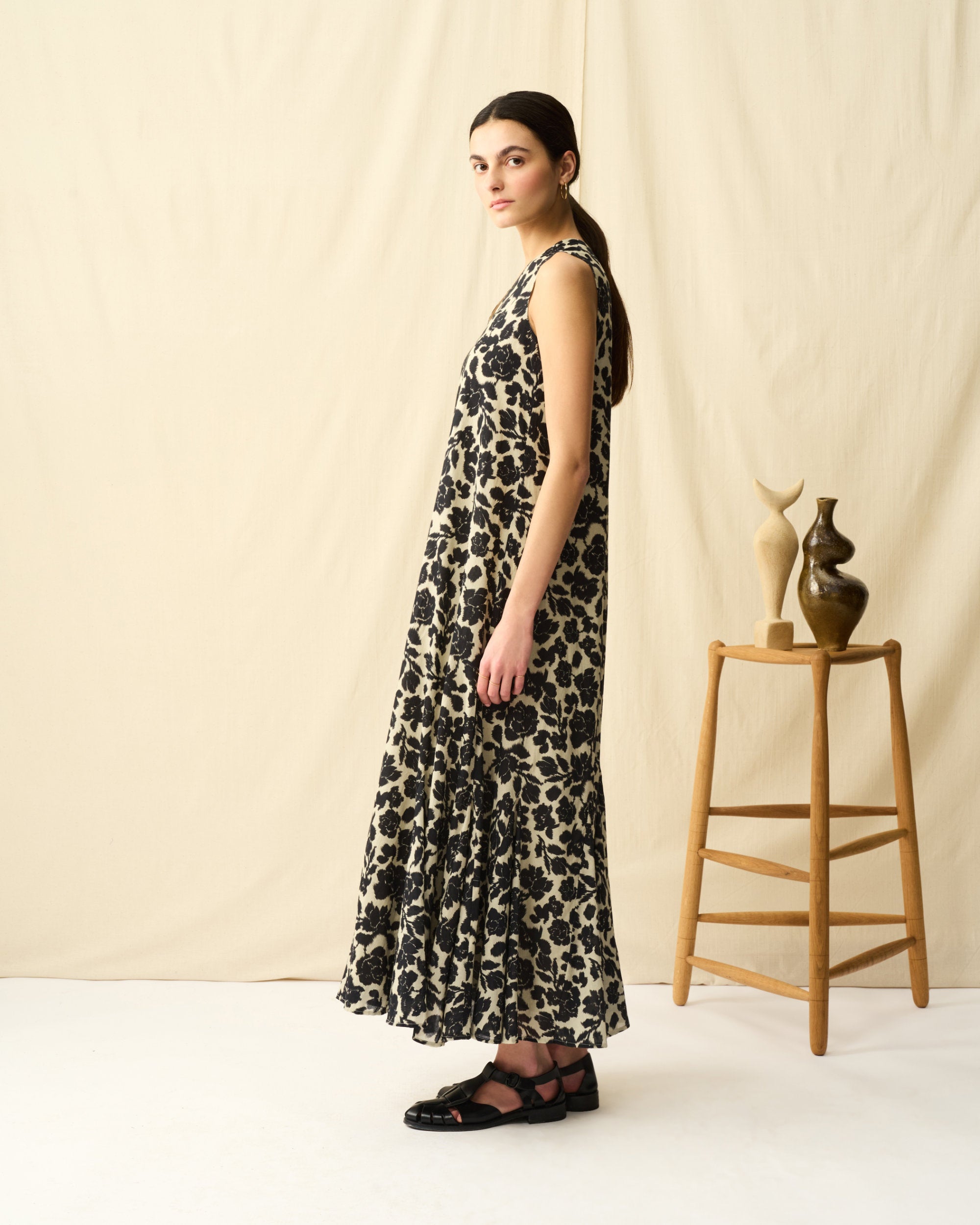 【予約】夏の月影のドレス Rose Fantasy/Greige