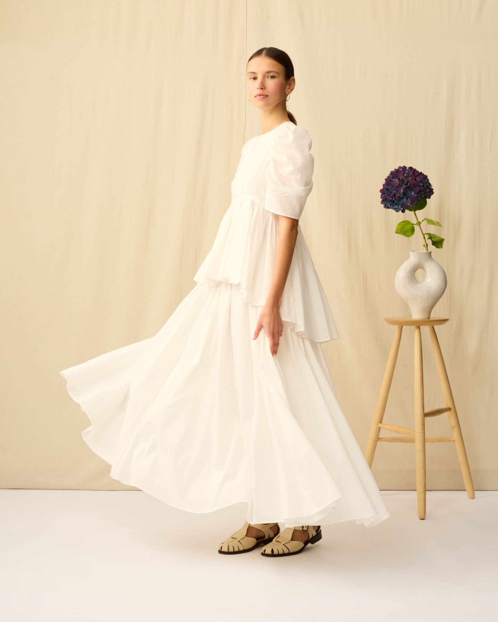 【予約】シンデレラのスカート White Chalcedony