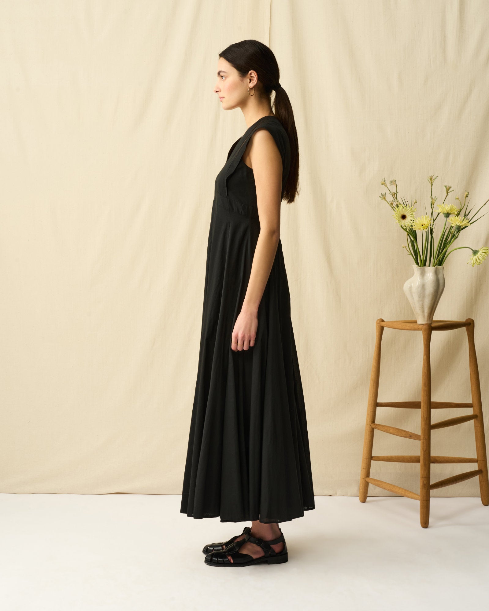 【予約】夏の月のドレス Onyx