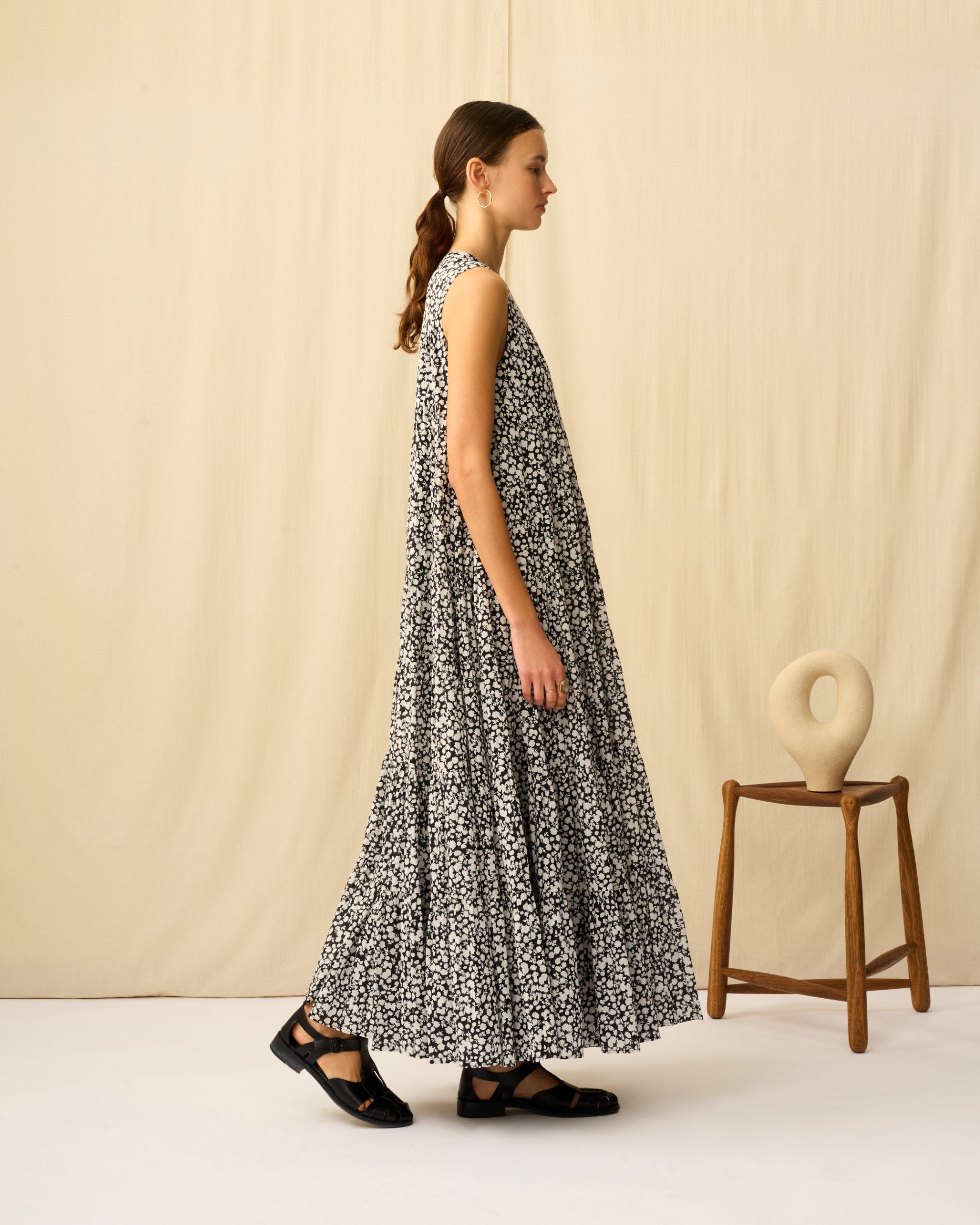 【予約】ミューズのドレス Dancing Shadows/Black