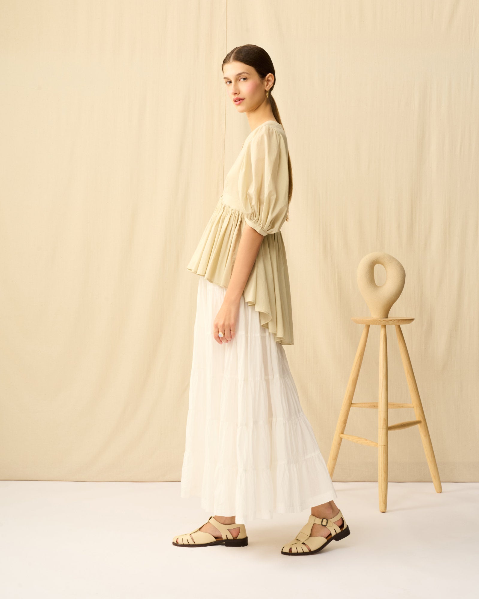 【予約】ラストダンスのブラウス Champagne