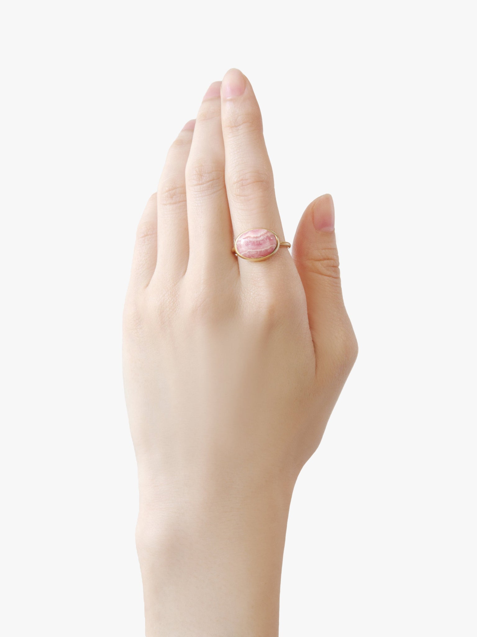 Earth Drops リング ロードクロサイト(着用感約15号)