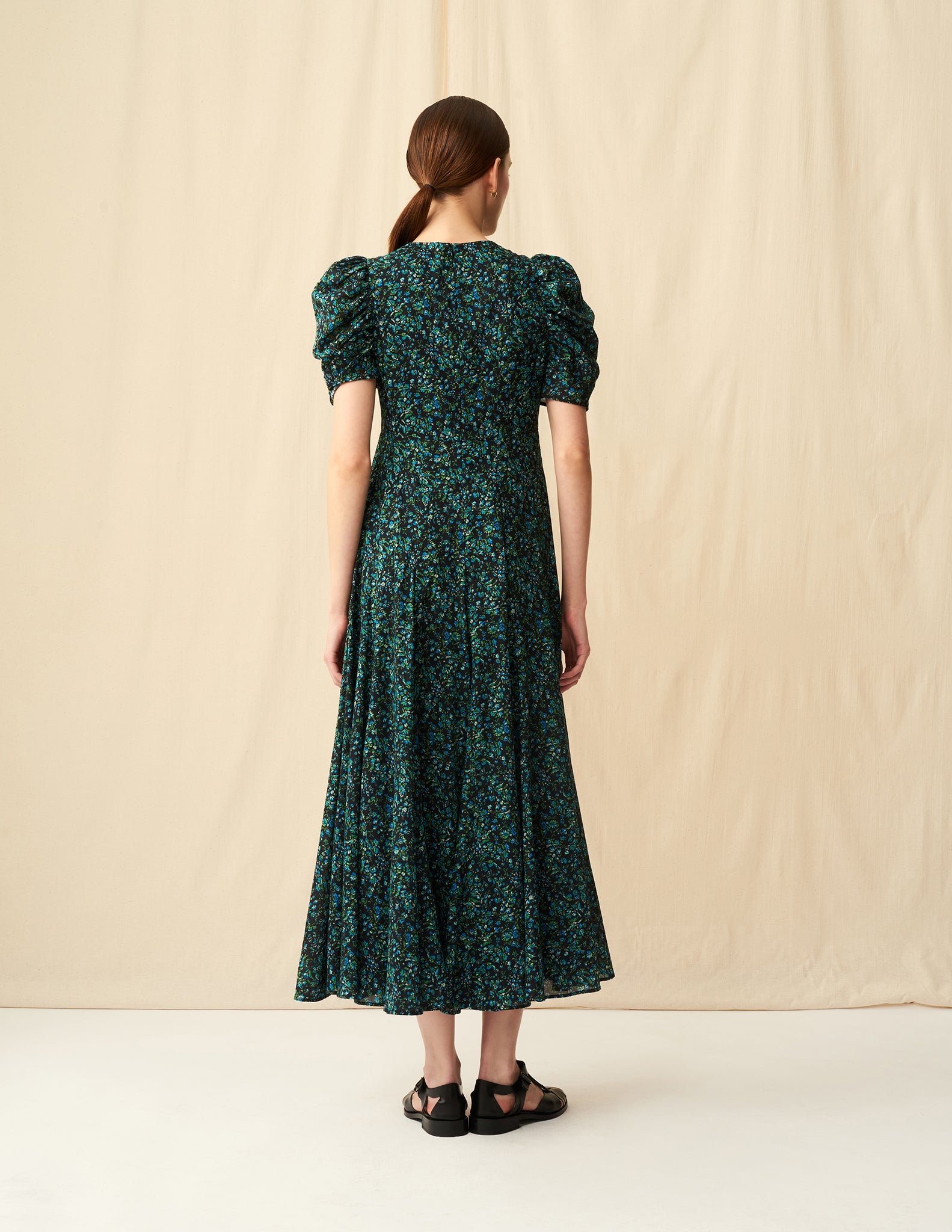 【予約】<br>花のセレナーデのドレス <br>Blossom Song/Blue&Black