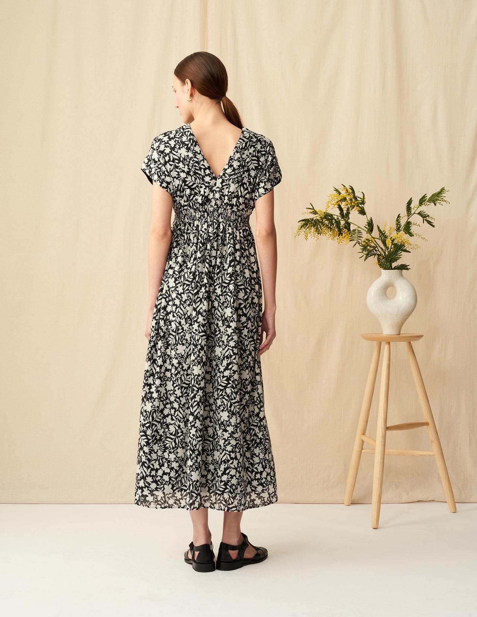 【予約】<br>夏の光のドレス <br>Spring Shadow/Black
