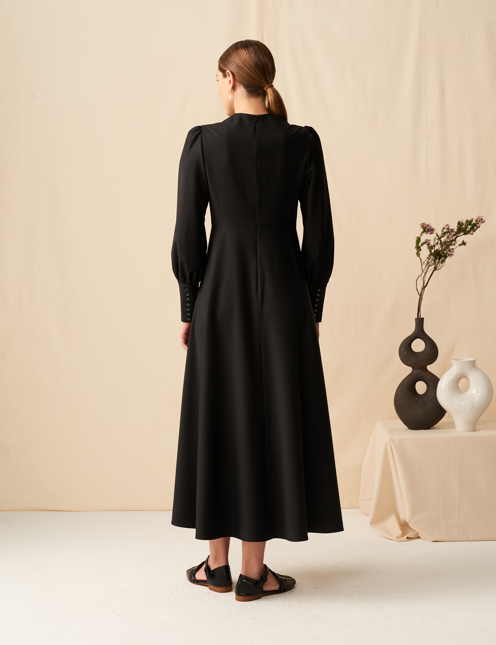 マリハ シティードレス ボヤージュのドレス Black